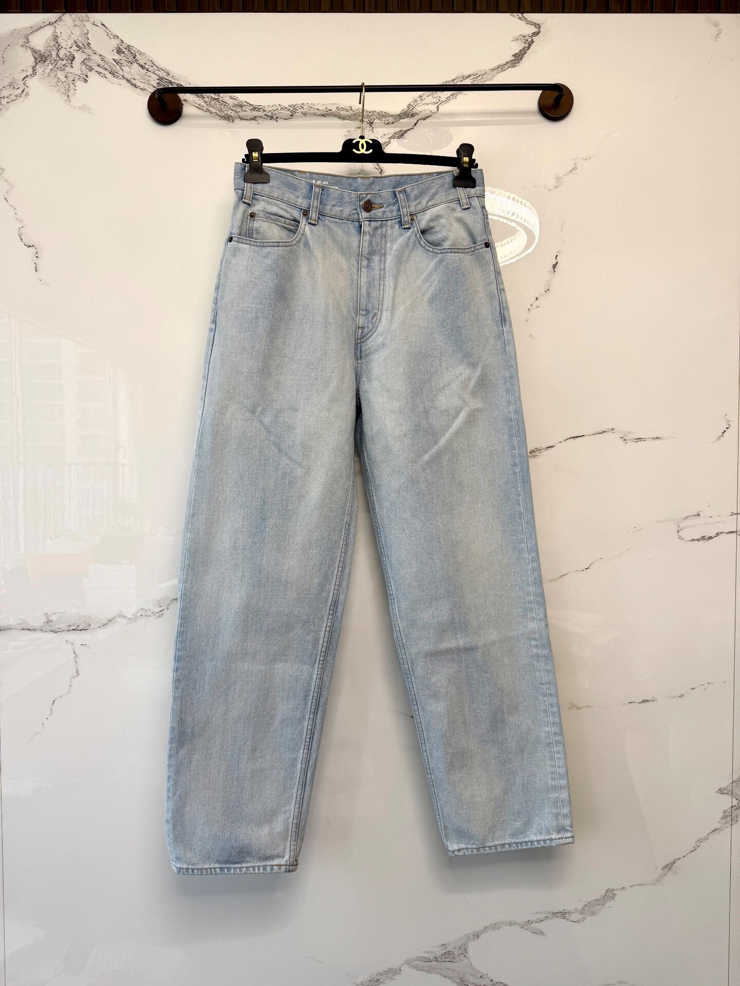 Celine Celine Light Blue Washed Denim Pants Size 30" / US 8 / IT 44 - 1 Thumbnail