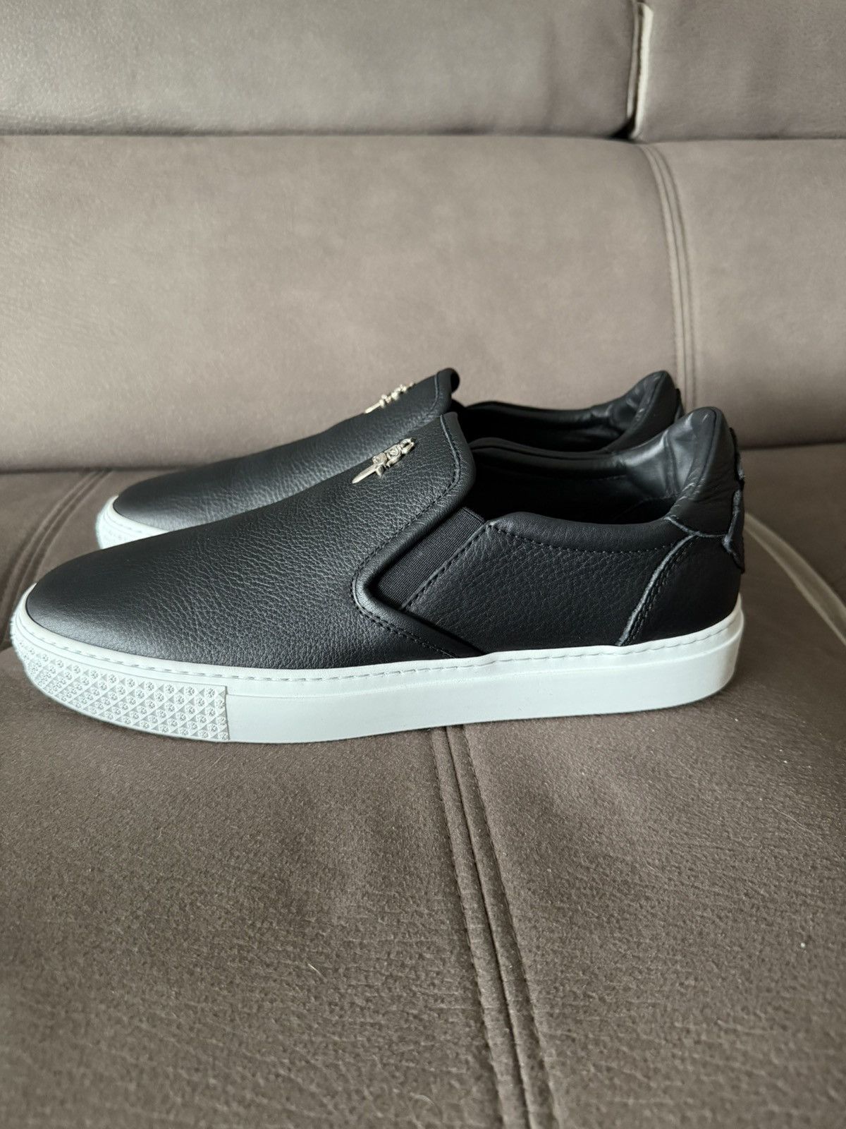 Chrome Hearts Chrome Hearts Leather Slip On Size US 8 / EU 41 - 2 Thumbnail