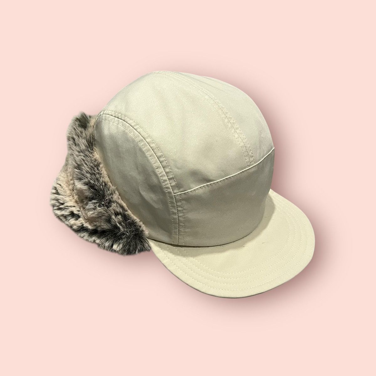 GU × Japanese Brand × Jun Takahashi VINTAGE GU 5 PANEL TRAPPER HAT Size ONE SIZE - 9 Thumbnail