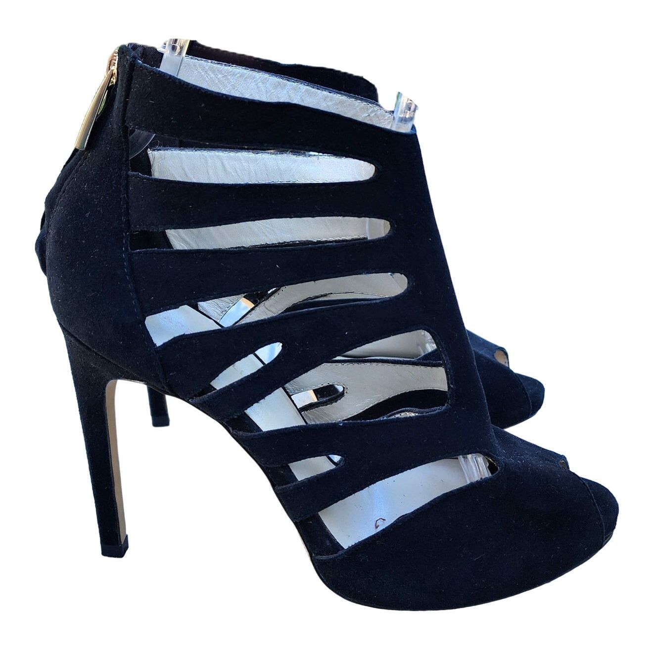 Karen Millen Karen Millen Suede Gladiator Strappy Stiletto Heels 39 Size US 8.5 / IT 38.5 - 1 Thumbnail