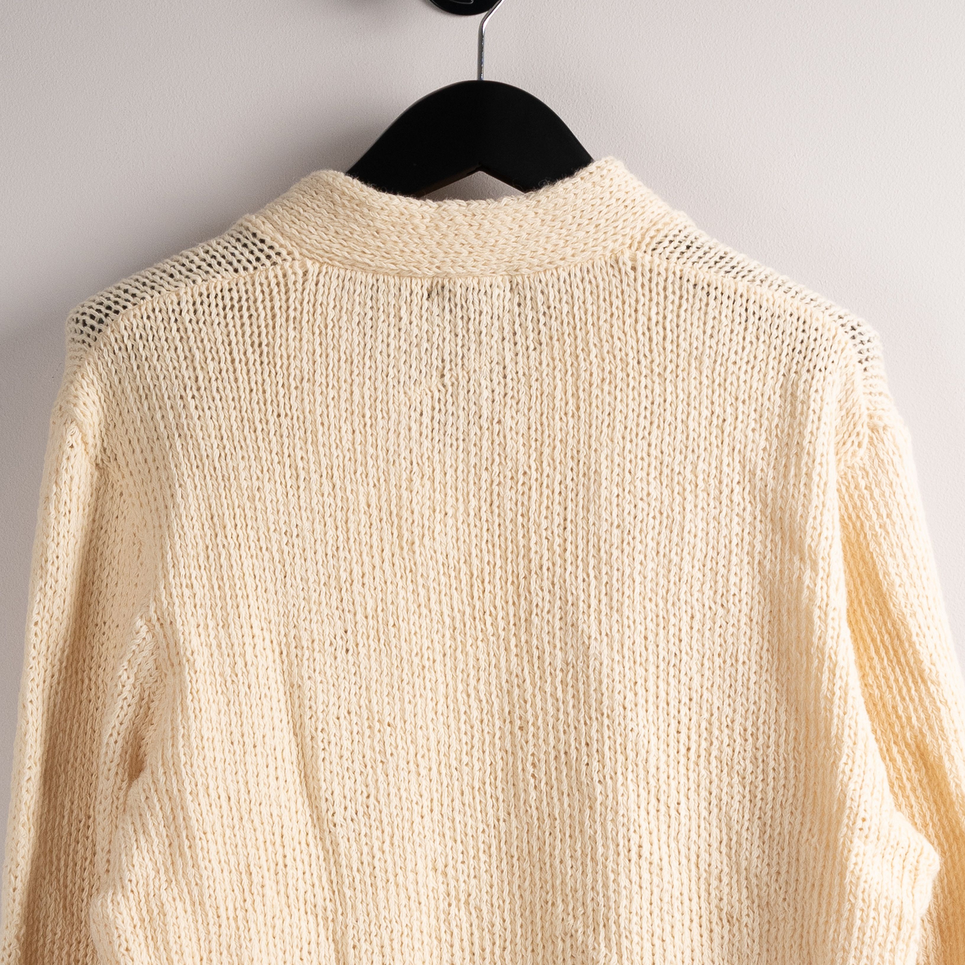 Comme des Garcons Homme Plus Comme Des Garcons Homme Plus 1998 Zip Up Cardigan Cream Size US S / EU 44-46 / 1 - 5 Thumbnail