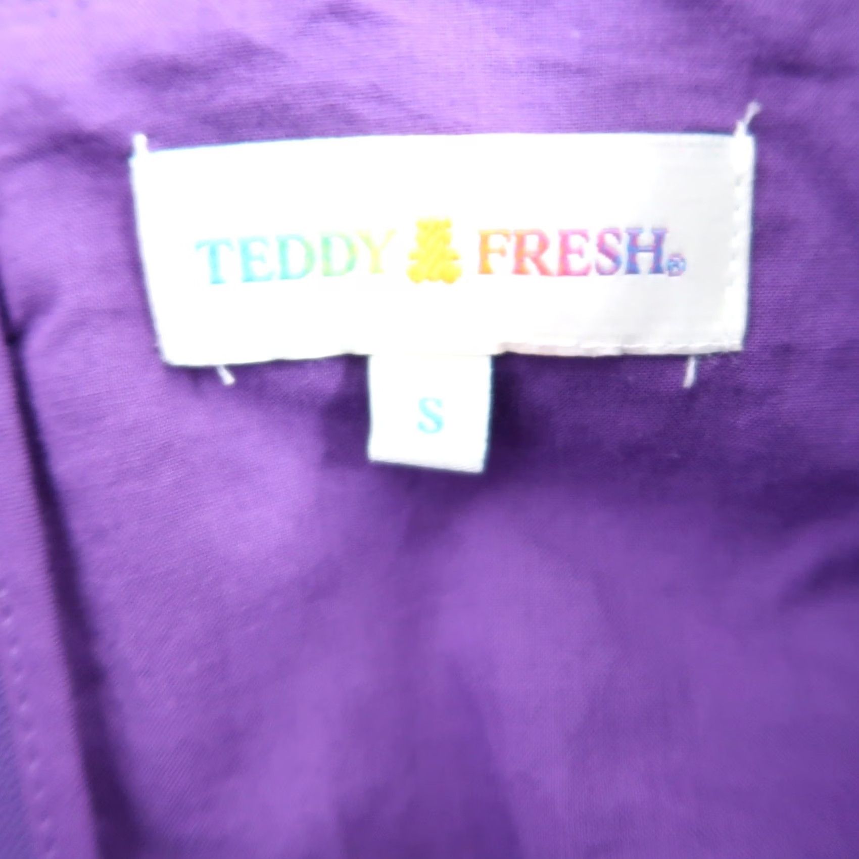 Teddy Fresh VINTAGE Teddy Fresh Purple Corduroy Tiered Long Sleeve Mini Dress Small Size S / US 4 / IT 40 - 5 Thumbnail