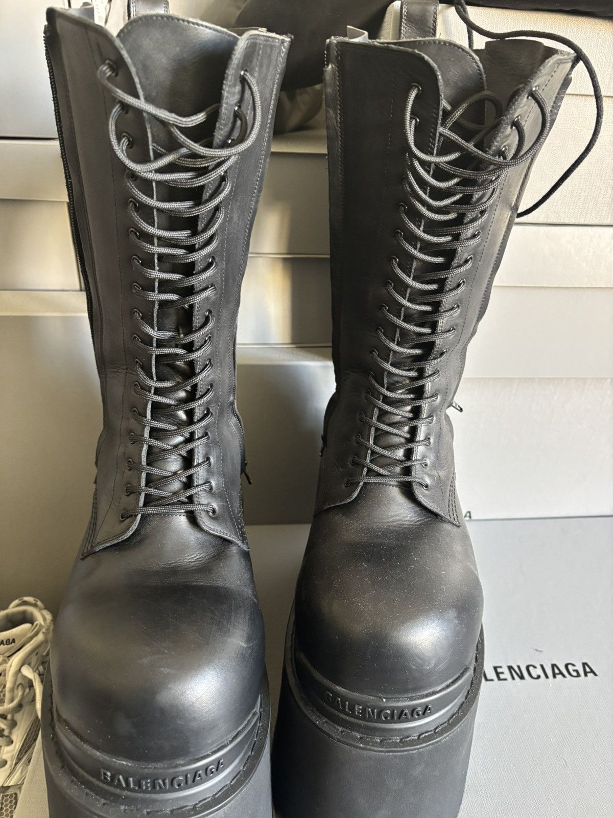 Balenciaga BALENCIAGA RUNWAY GIANT BOOT Size US 9 / EU 42 - 14 Thumbnail