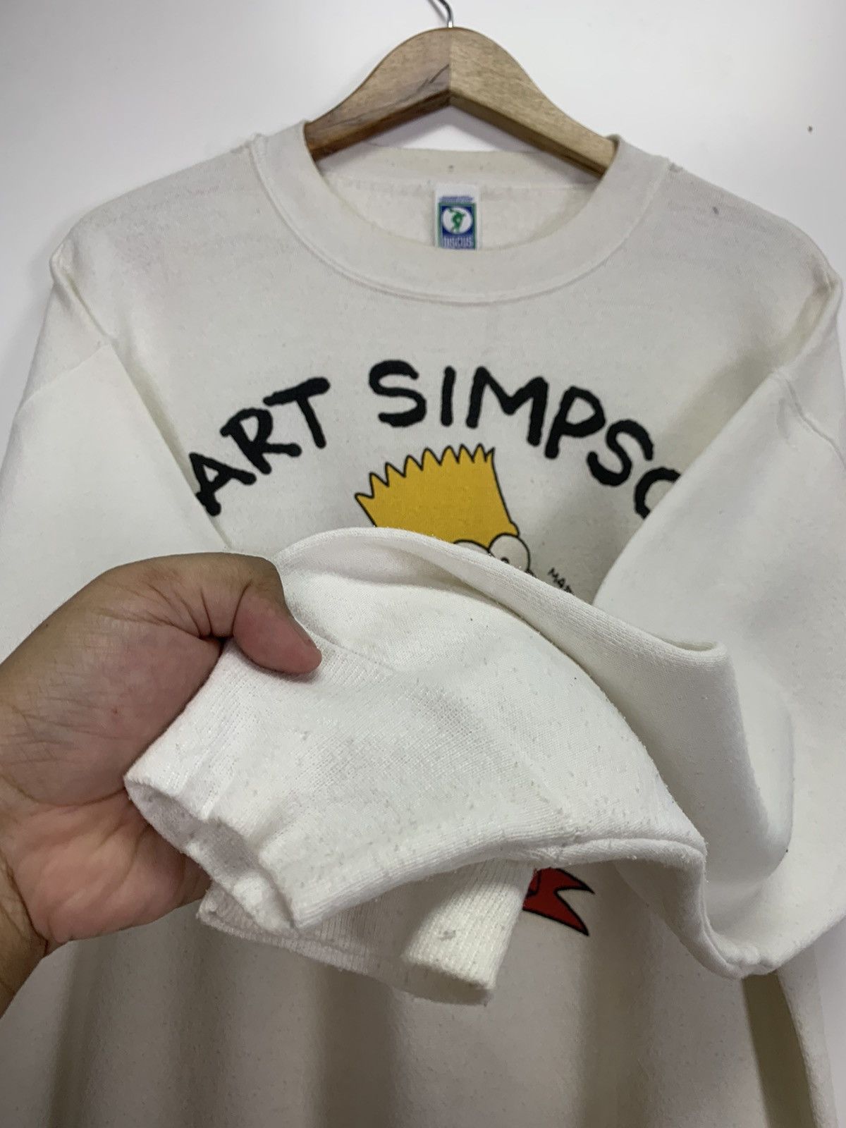 Cartoon Network × Vintage Vintage 90s Bart Simpson Sweater Size US M / EU 48-50 / 2 - 7 Thumbnail
