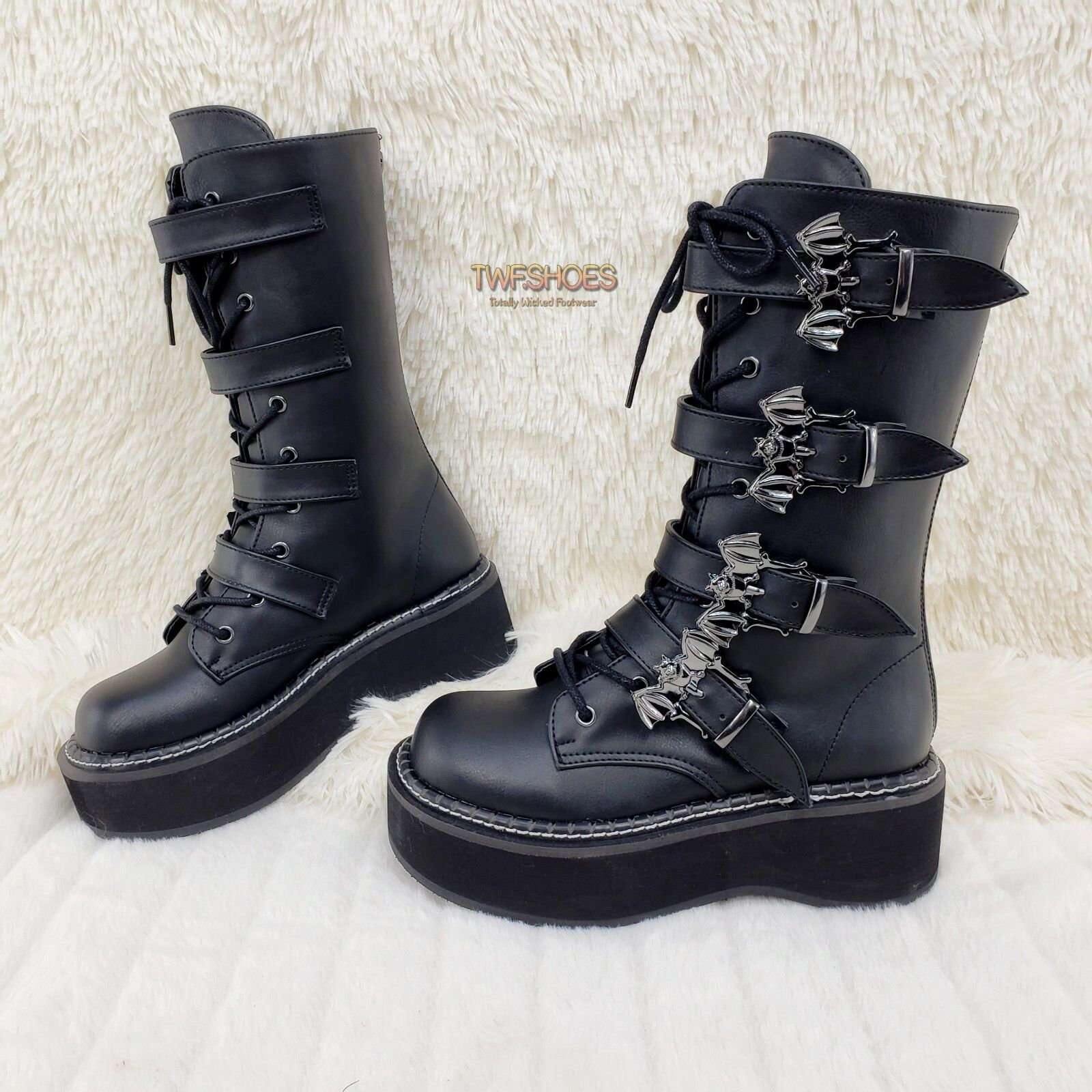 DEMONIA Emily 322 Black Matte 2