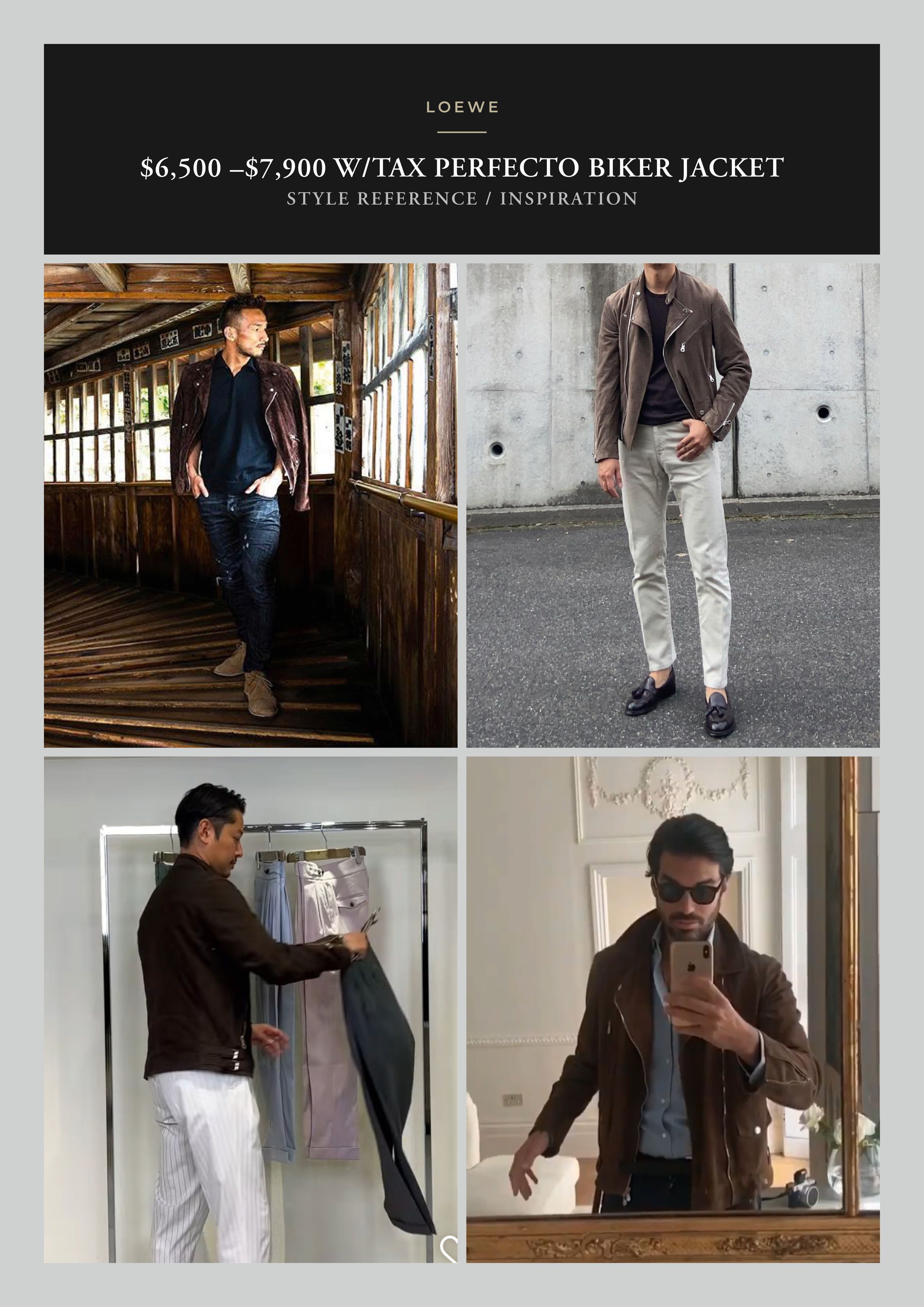 Loewe Collector Piece, Rare LOEWE JW Anderson Suede Biker Size US M / EU 48-50 / 2 - 9 Thumbnail