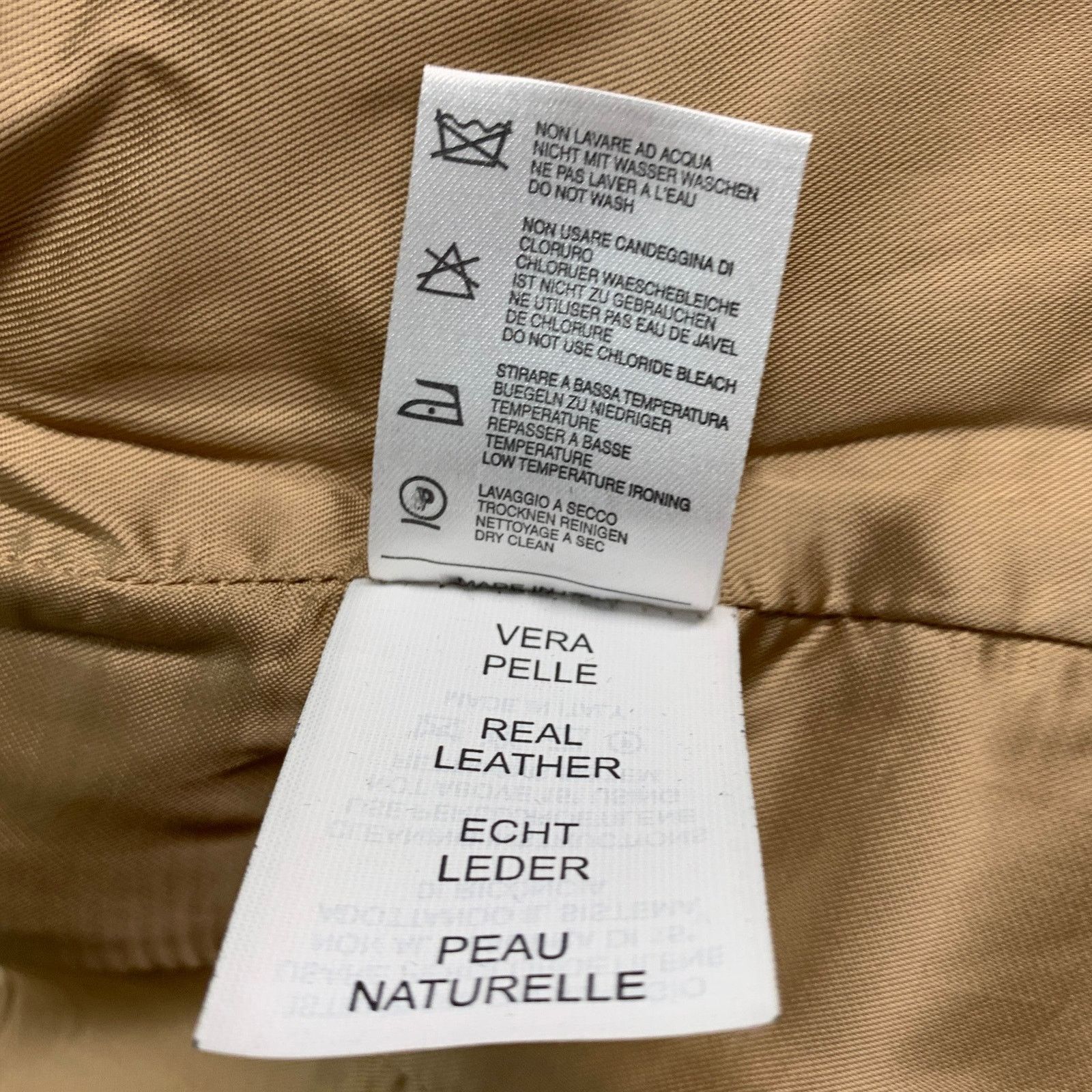 Blumarine BLUMARINE Size 8 Gold Leather Metallic Lambskin Jacket Size M / US 6-8 / IT 42-44 - 7 Thumbnail