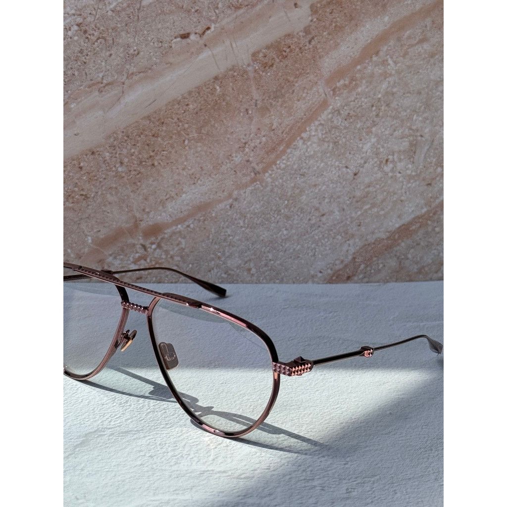 Valentino NEW Valentino VLX133-C Rose Gold Metal Pilot Aviator Frames Size ONE SIZE - 4 Thumbnail