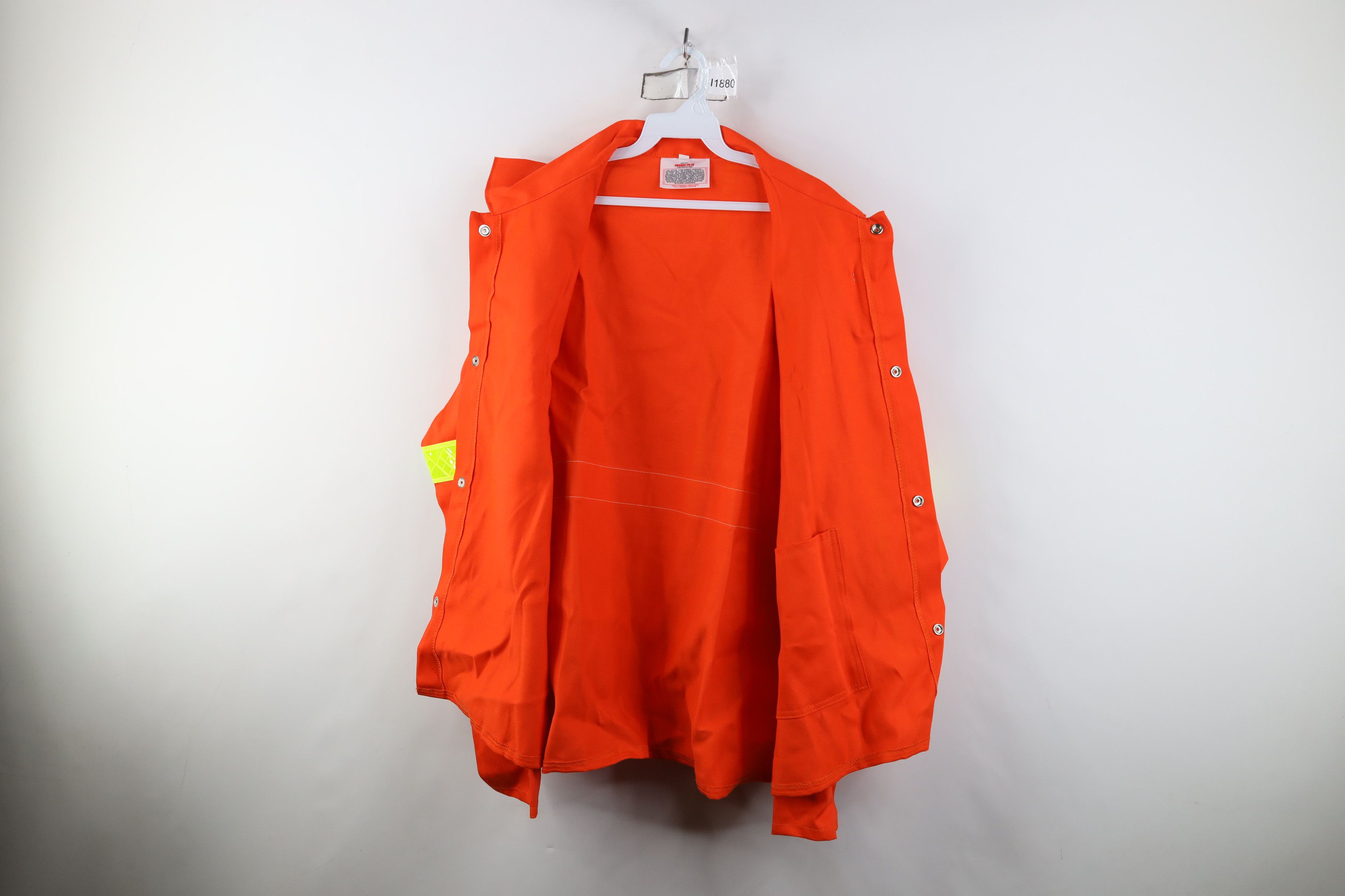 Deadstock Vintage 90s Streetwear Fire Flame Resistant Jacket