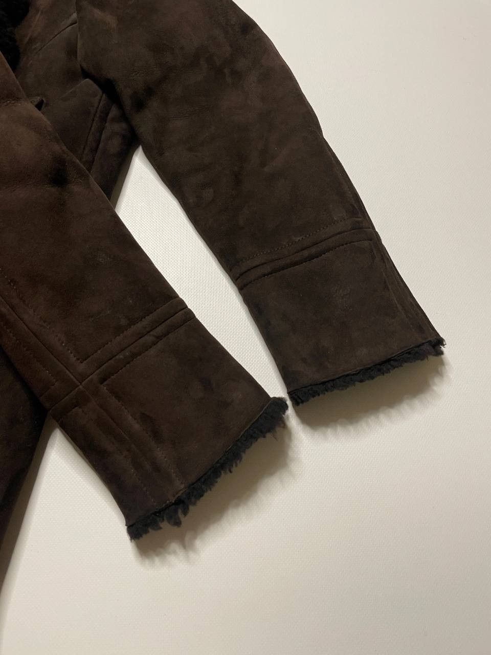 Gucci Vintage Gucci Shearling Jacket Sherpskin Leather Coat 52 Size US L / EU 52-54 / 3 - 6 Thumbnail