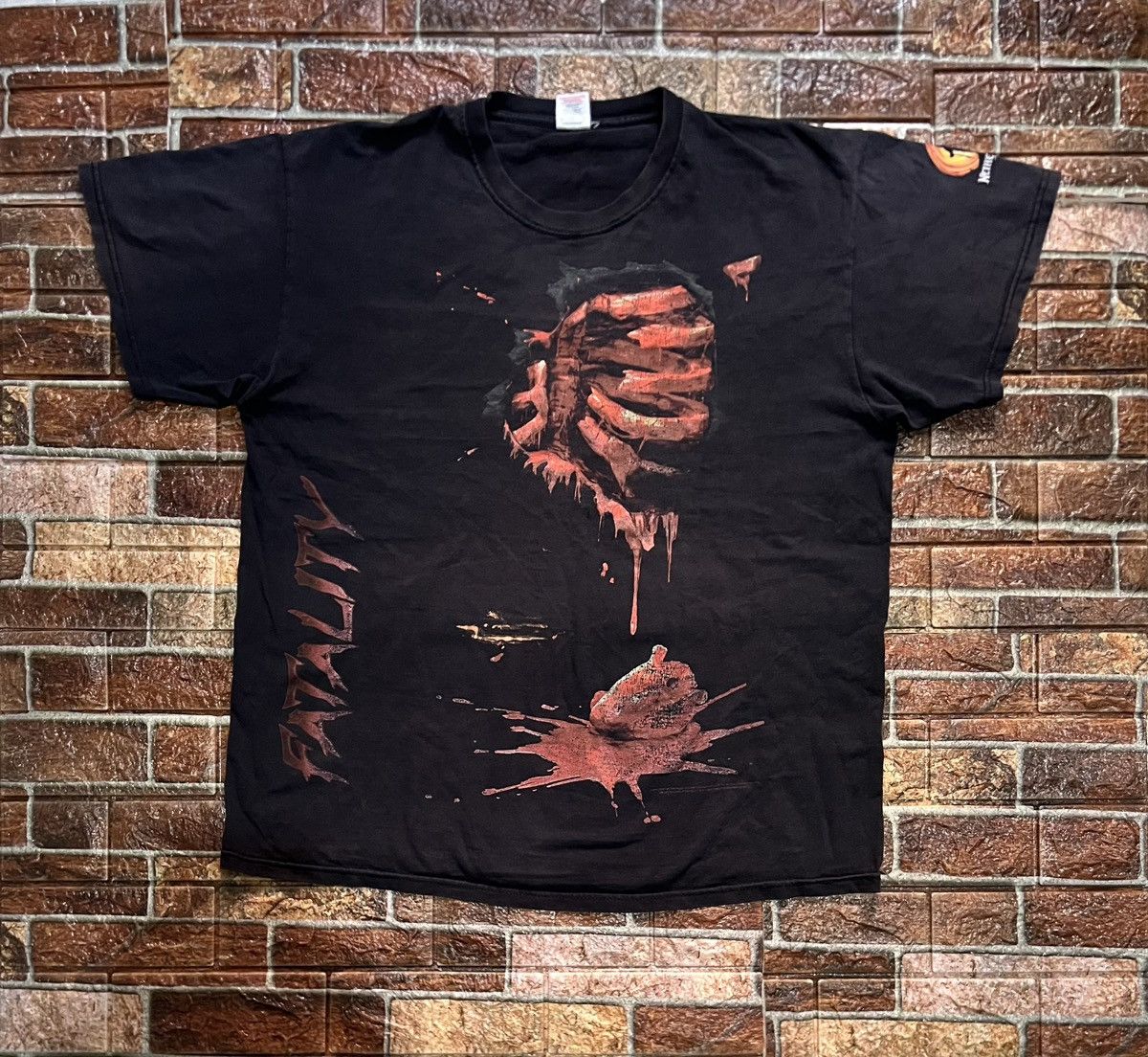 Fruit Of The Loom Vintage mortal kombat tshirt Size US L / EU 52-54 / 3 - 1 Thumbnail