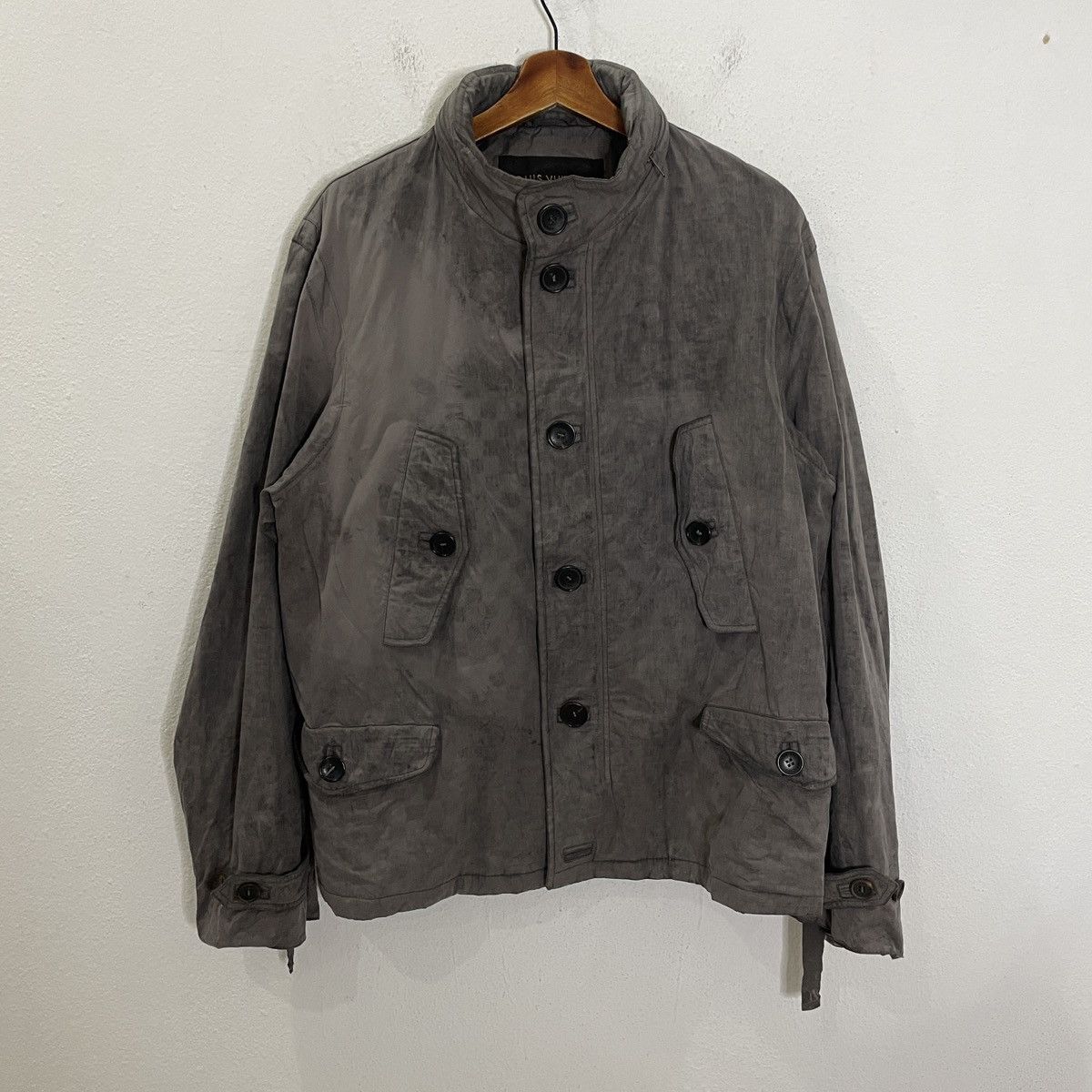 Louis Vuitton Vintage Louis Vuitton Distressed Jacket Size US L / EU 52-54 / 3 - 1 Thumbnail