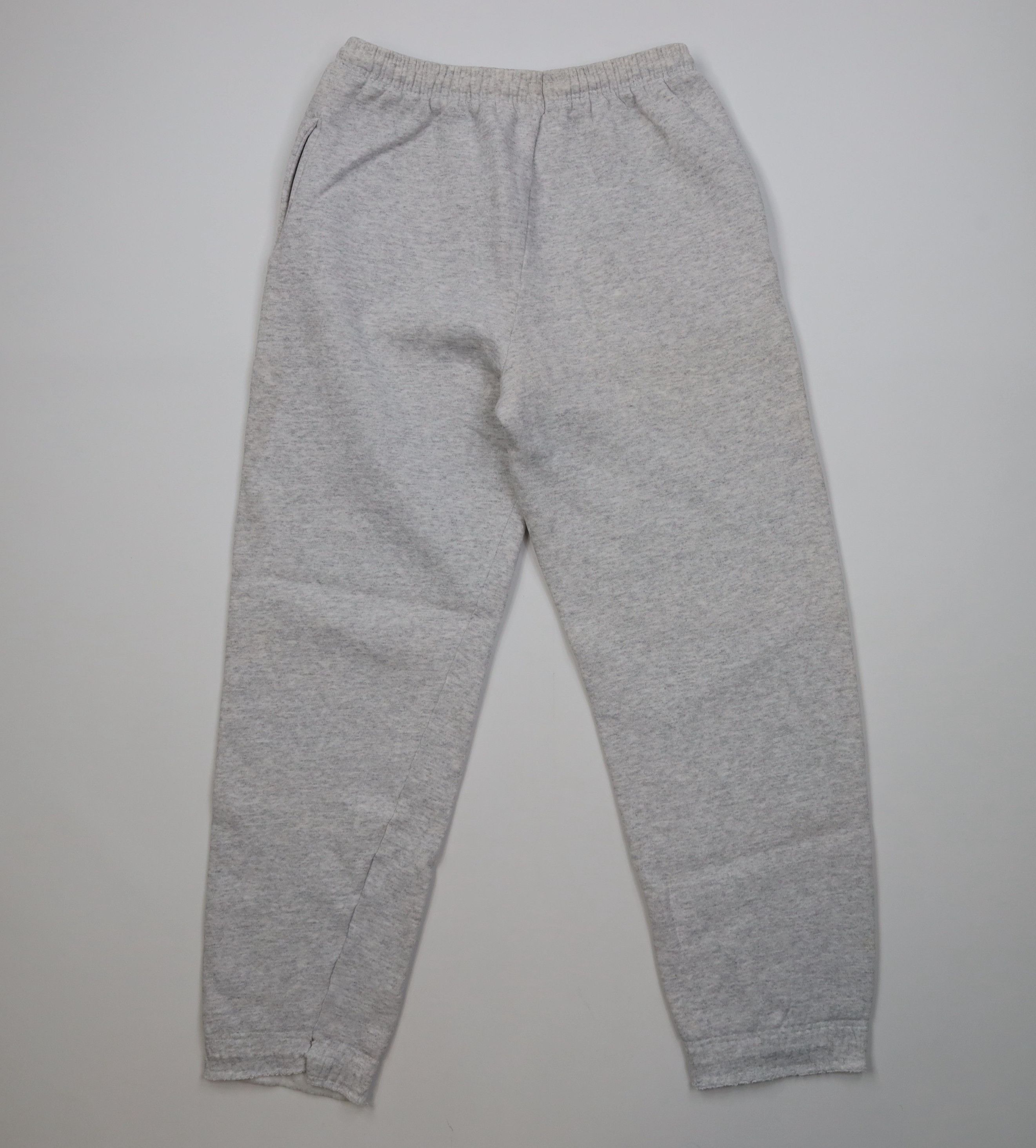 Vintage Vintage 90s Streetwear Blank Heavyweight Sweatpants Gray USA Size US 34 / EU 50 - 9 Thumbnail