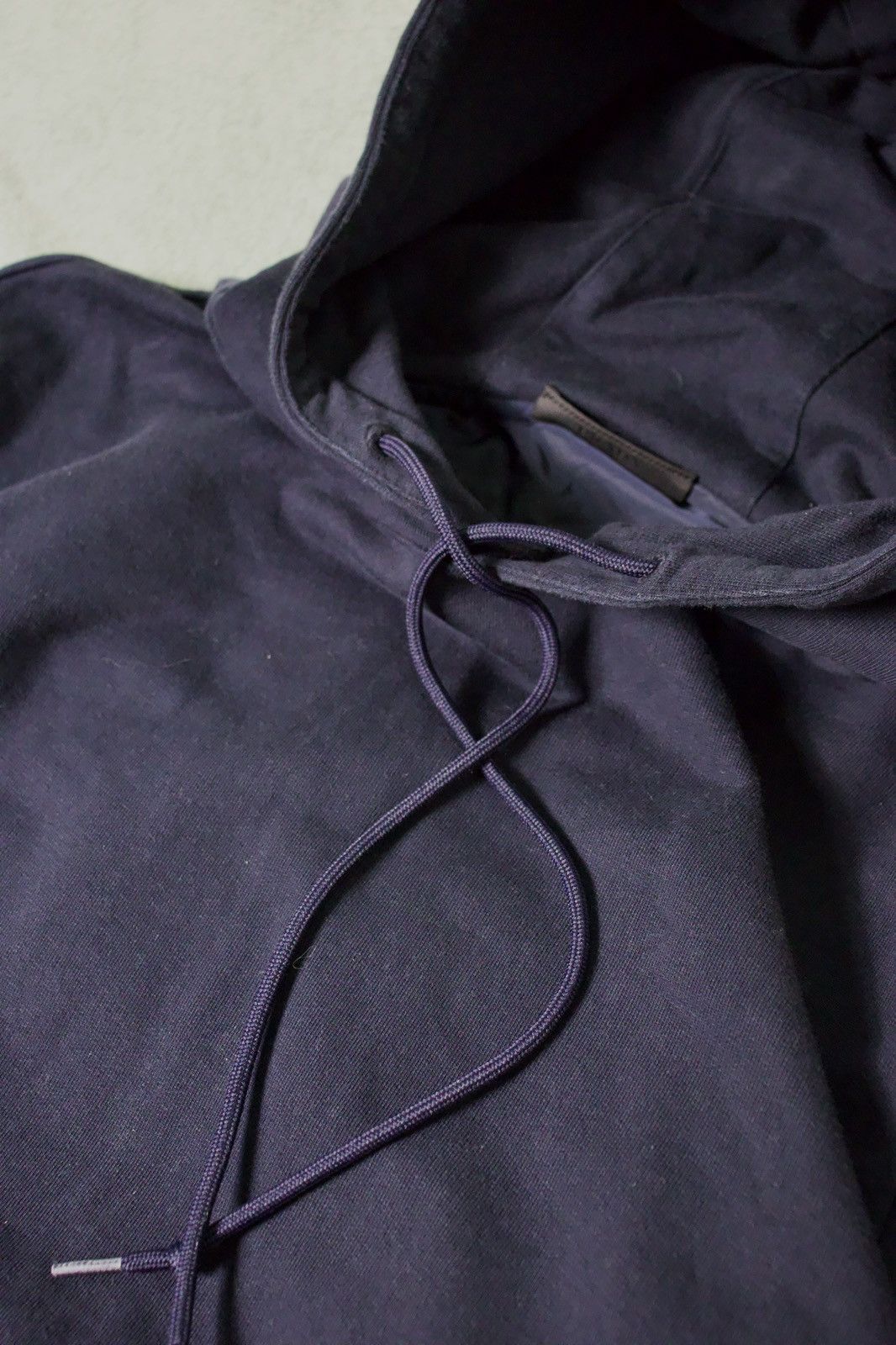 Prada Prada Luxury Black Tab Dark Blue Hoodie Rare Piece Size US XL / EU 56 / 4 - 8 Thumbnail