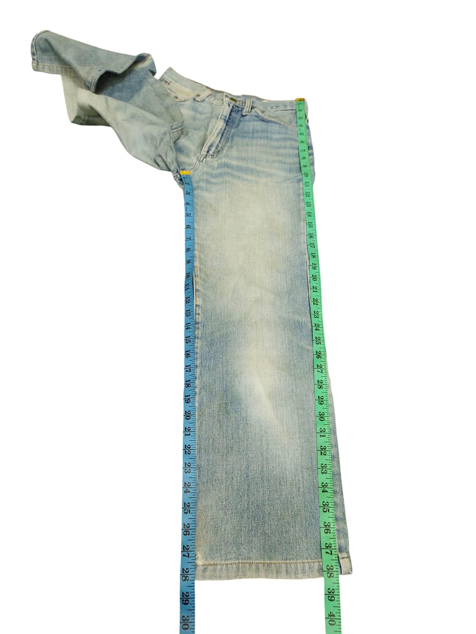 Comme des Garcons × Undercover Vintage 90s Wrangler Clawmark Distress Faded Rusty Jeans Size US 28 / EU 44 - 7 Thumbnail