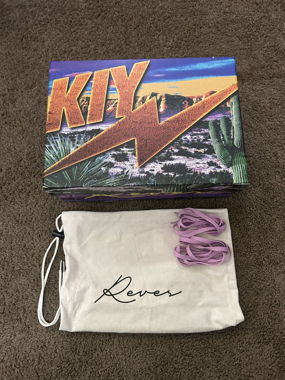 Reves Paris Reves Sport / KIY ‘85 HI Lavender/Purple 420 ‘Runtz’ Size US 12 / EU 45 - 9 Thumbnail