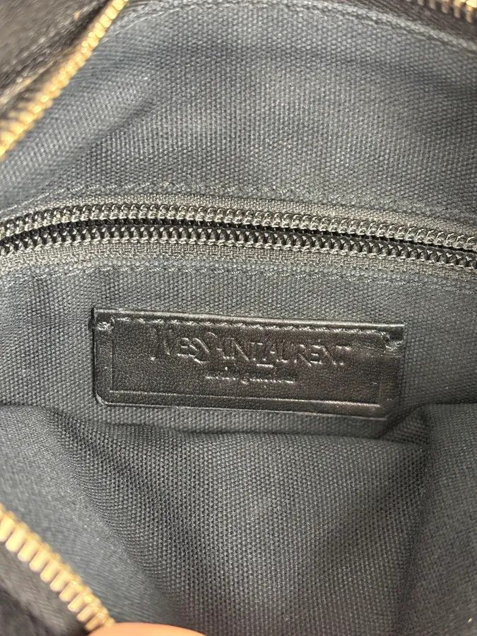 Yves Saint Laurent AW2002 Yves Saint Laurent Black Lock Crossbody Leather Bag Size ONE SIZE - 12 Thumbnail