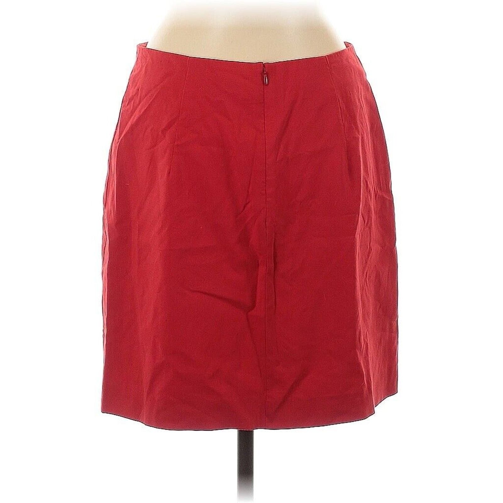 La Perla La Perla Red Wool Mini Skirt 40 US 8 Size 30" / US 8 / IT 44 - 2 Thumbnail