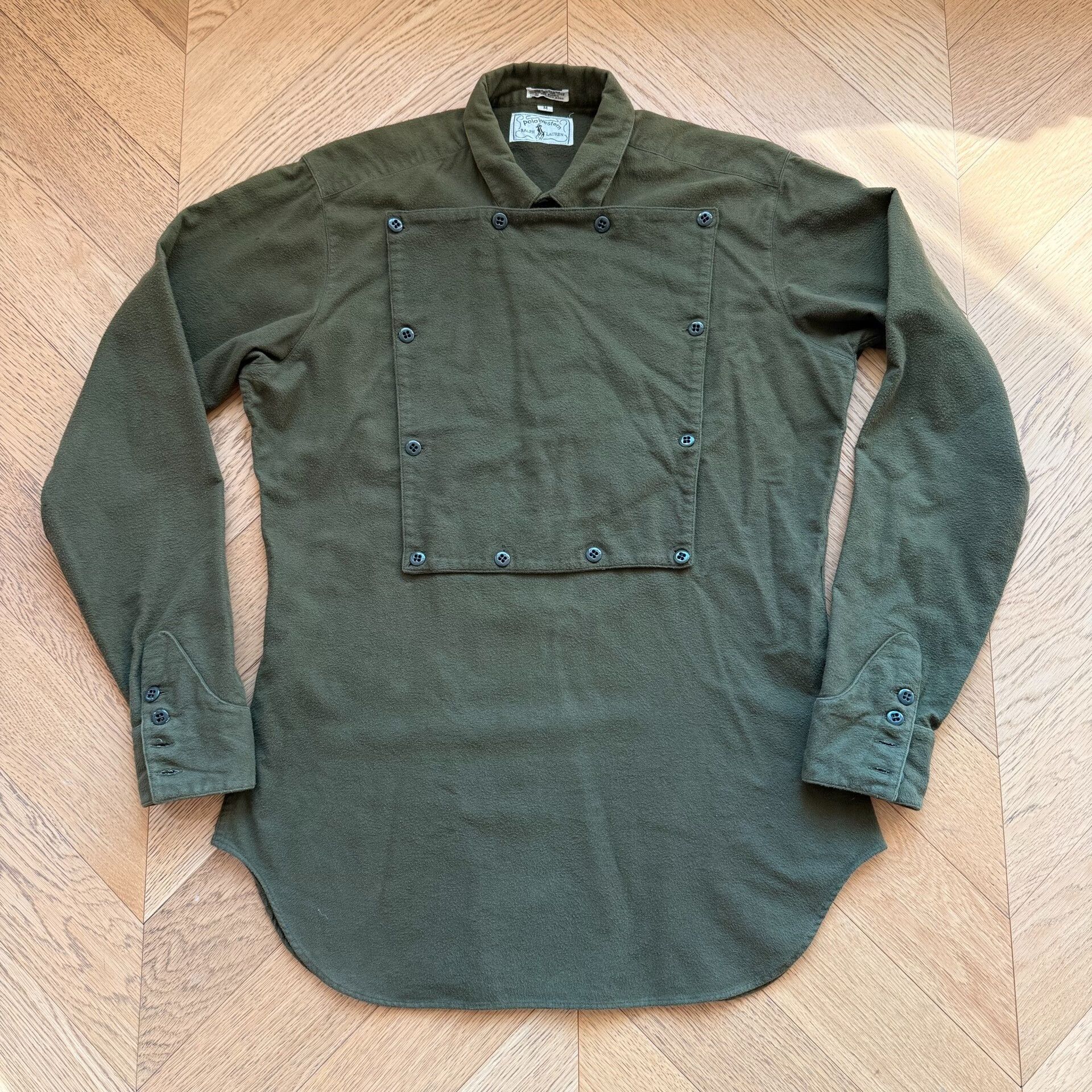 RLX Ralph Lauren Vintage Western Bib Shirt Size US M / EU 48-50 / 2 - 1 Thumbnail