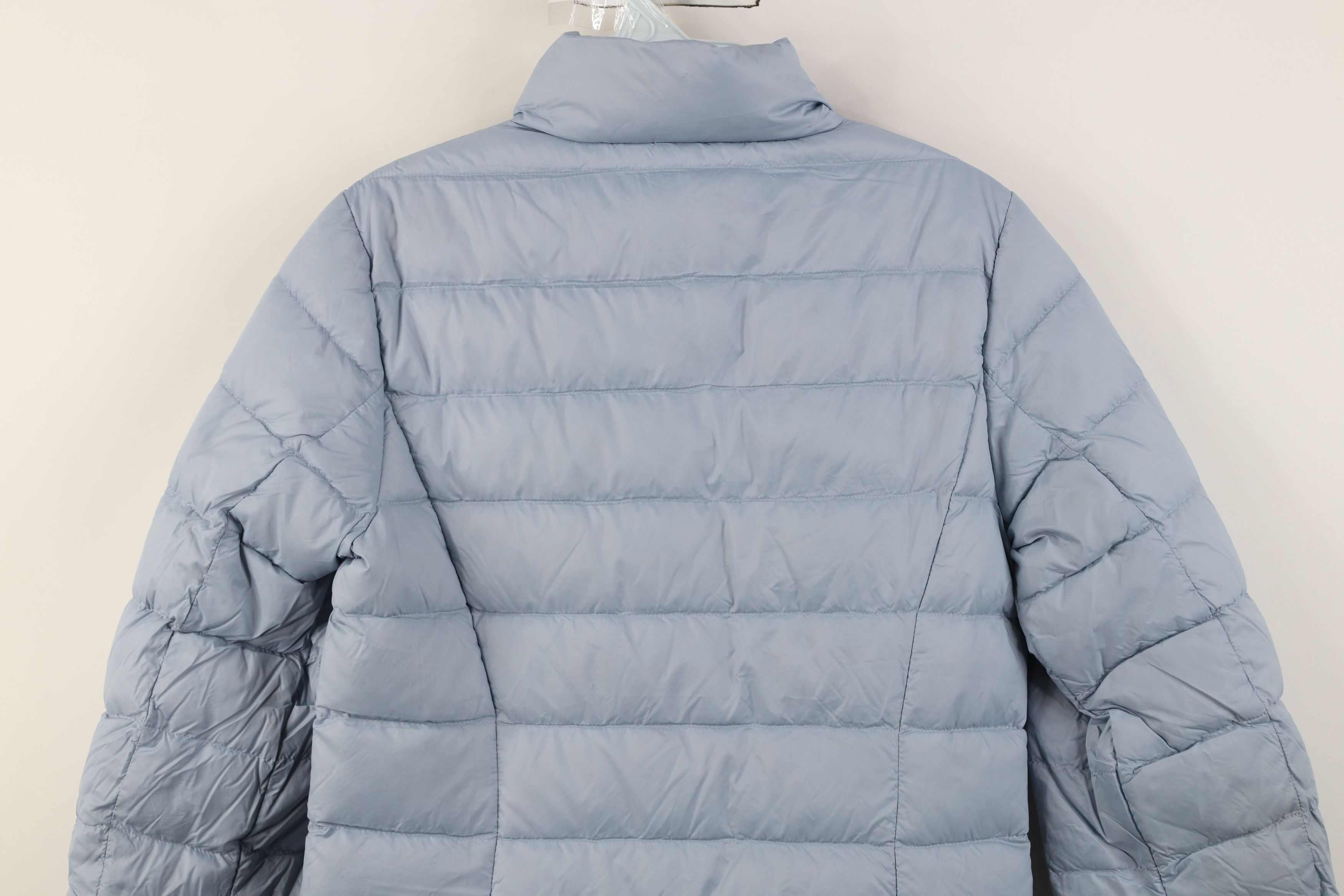 Eddie Bauer Vintage Y2K Eddie Bauer Down Fill Puffer Jacket Steel Blue Size XS / US 0-2 / IT 36-38 - 15 Thumbnail