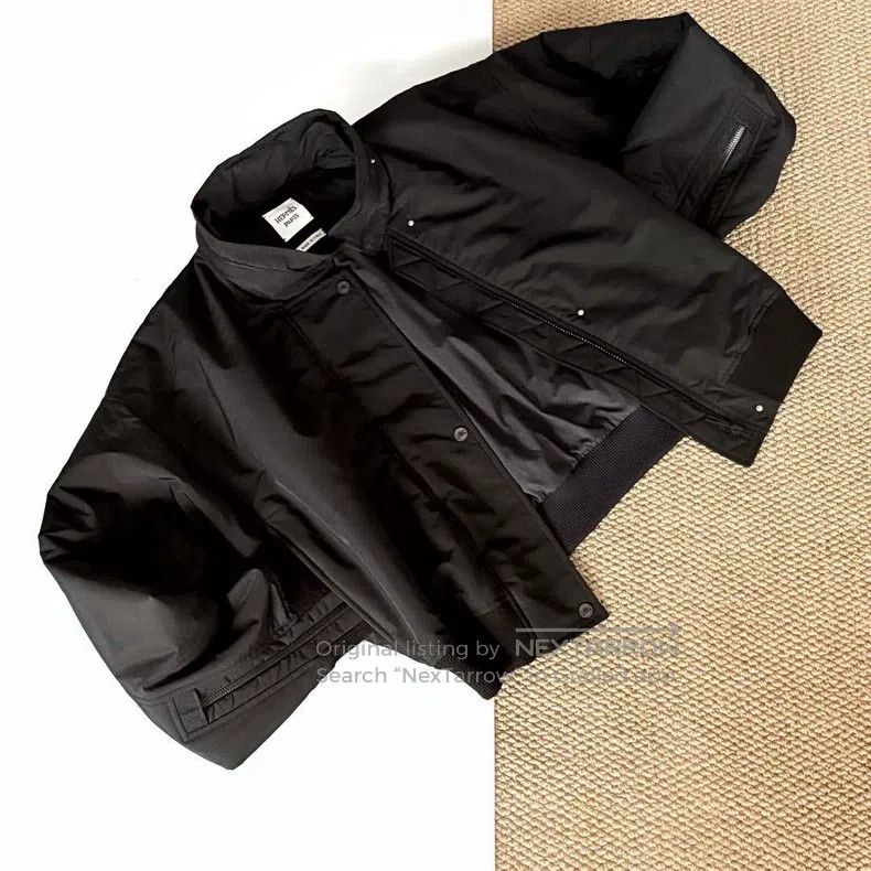 Hermes Hermes Black Pilot Jacket Size S / US 4 / IT 40 - 2 Thumbnail