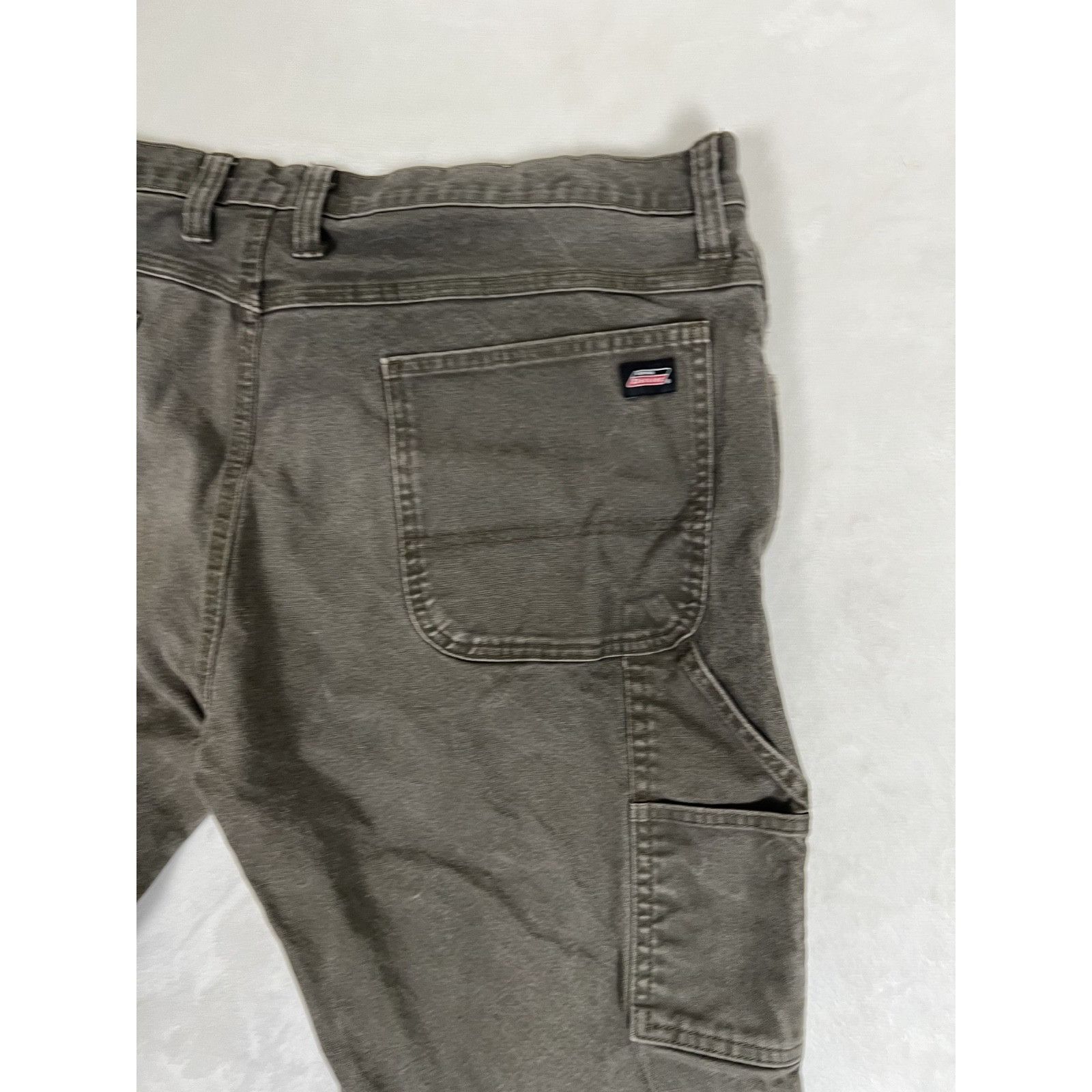 Dickies Vintage Dickies Green Carpenter Canvas Pants Size 38x32 Work Size US 38 / EU 54 - 5 Thumbnail