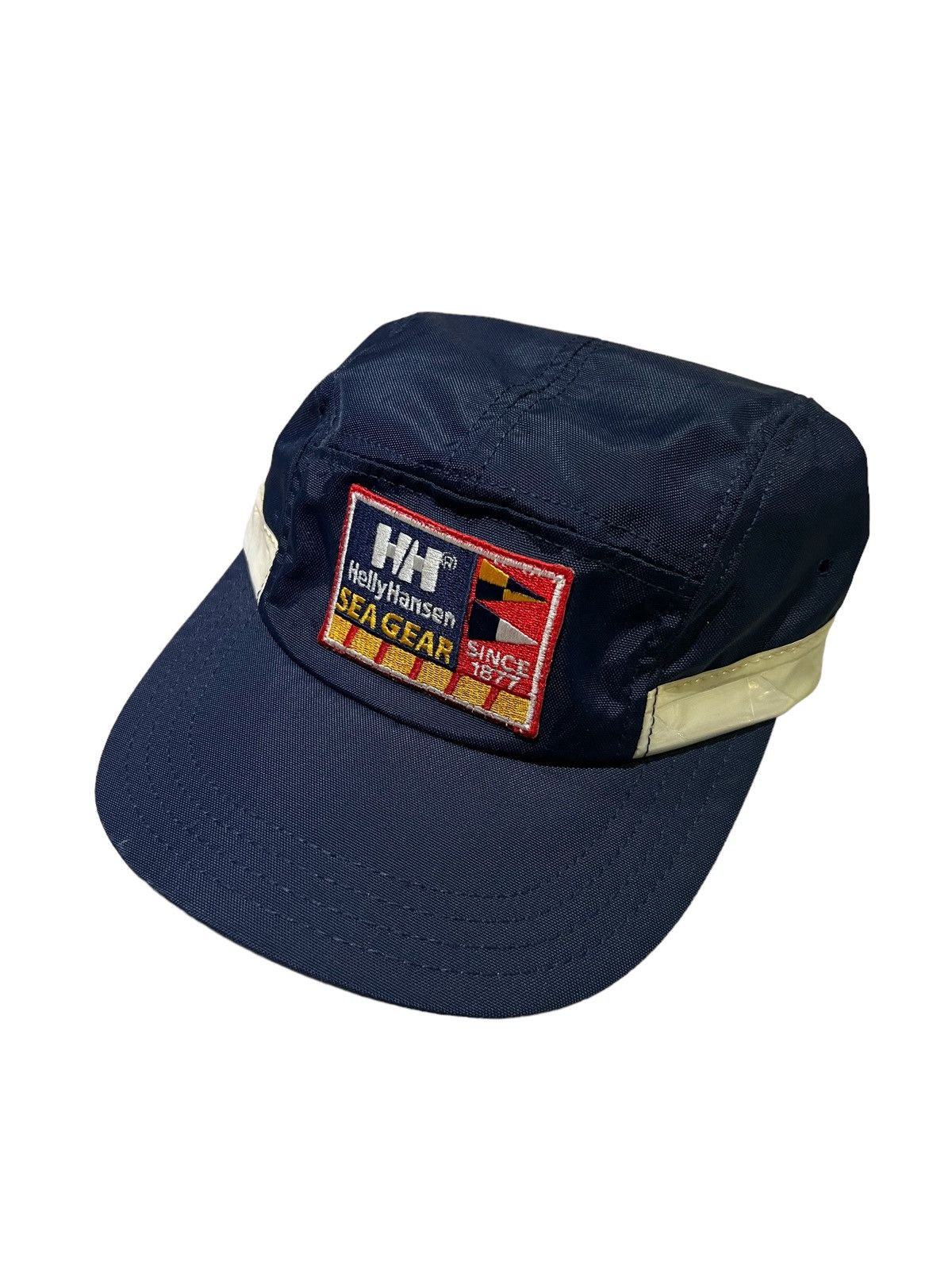 Helly Hansen 1990s Helly Hansen Sea Gear Patch 5 Panel Strapback Hat Cap Size ONE SIZE - 3 Thumbnail