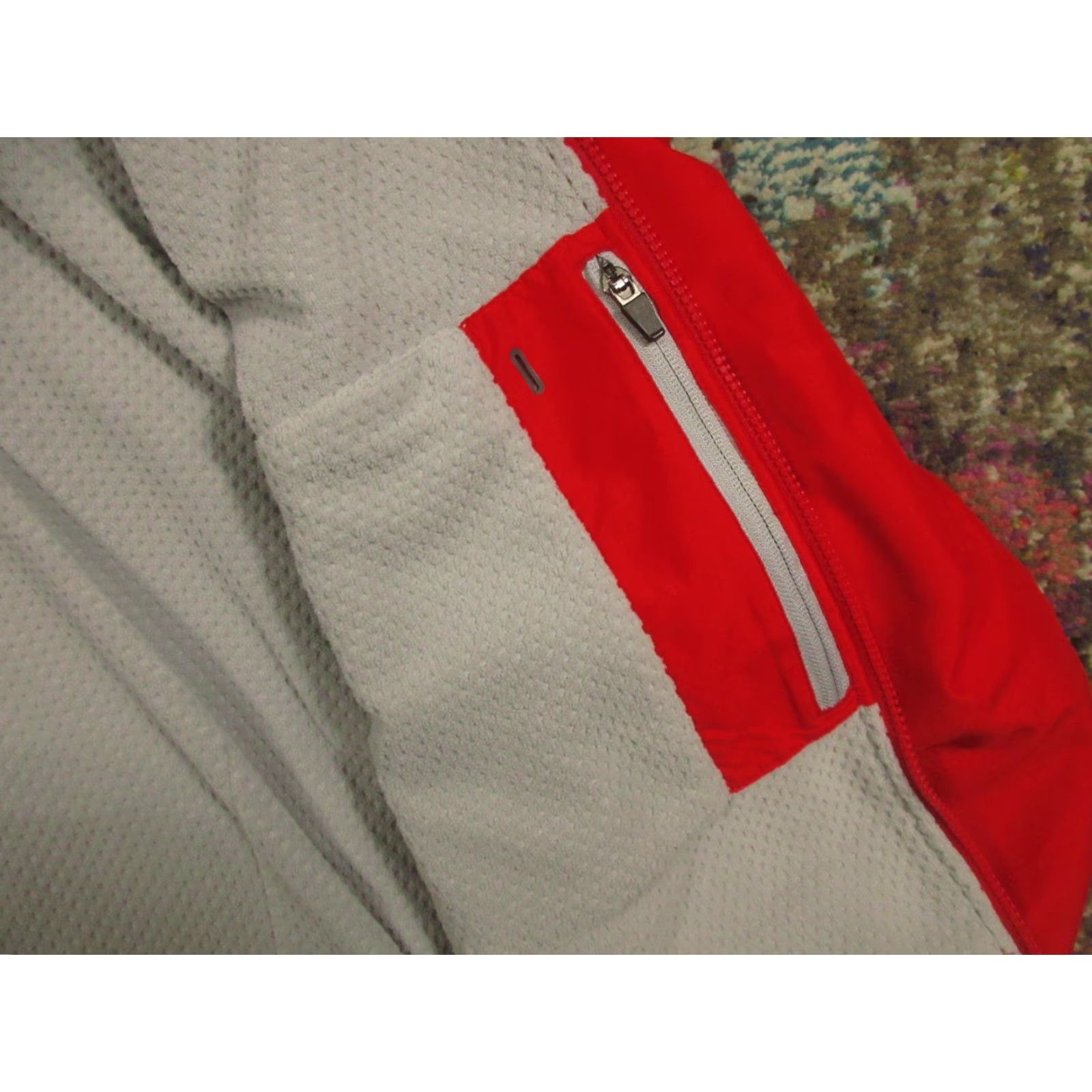 Vintage TYR Top Jacket Parka Hoodie Adult Small Red Fleece Lined Hooded Oversized Royal Sports Mens Size US S / EU 44-46 / 1 - 6 Thumbnail