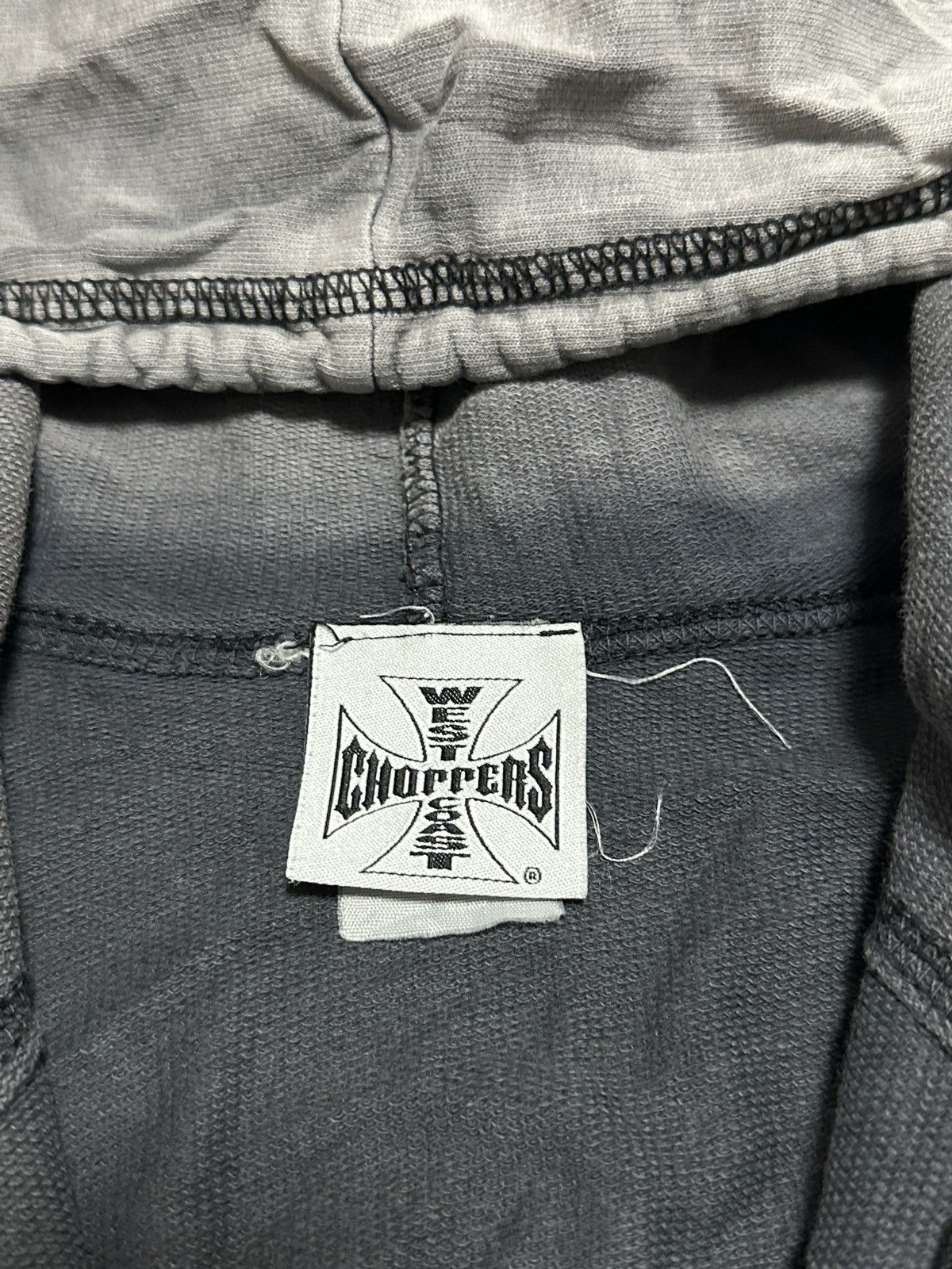 Vintage × West Coast Choppers Vintage West Coast Choppers Distressed Style Zip Hoodie Size M / US 6-8 / IT 42-44 - 3 Thumbnail