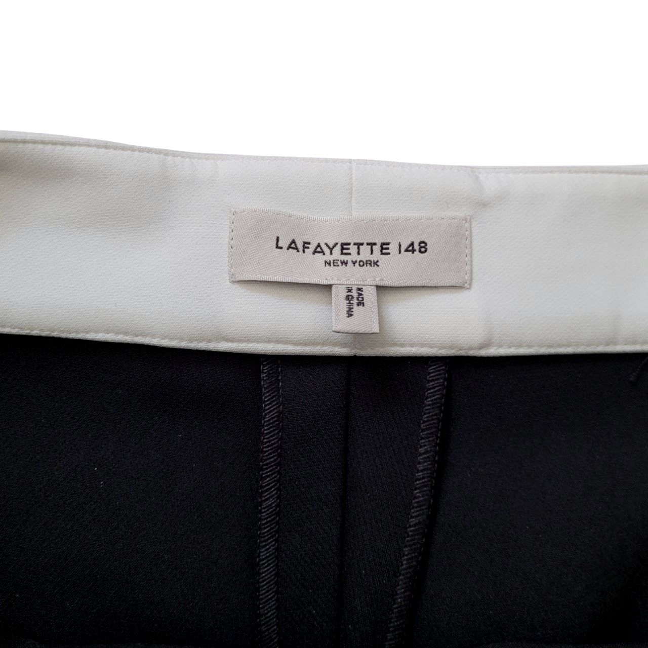 Lafayette 148 Lafayatte 148 Black/White Pants | Size 10 Size 32" / US 10 / IT 46 - 6 Thumbnail