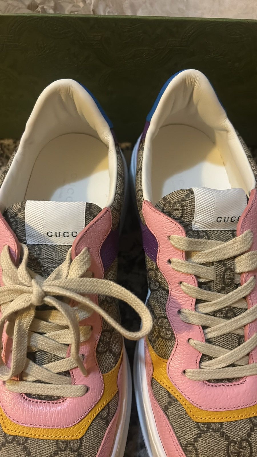 Gucci Gucci GG Supreme Chunky Platform Trainers Sneakers size 40.5 Size US 10.5 / IT 40.5 - 4 Thumbnail