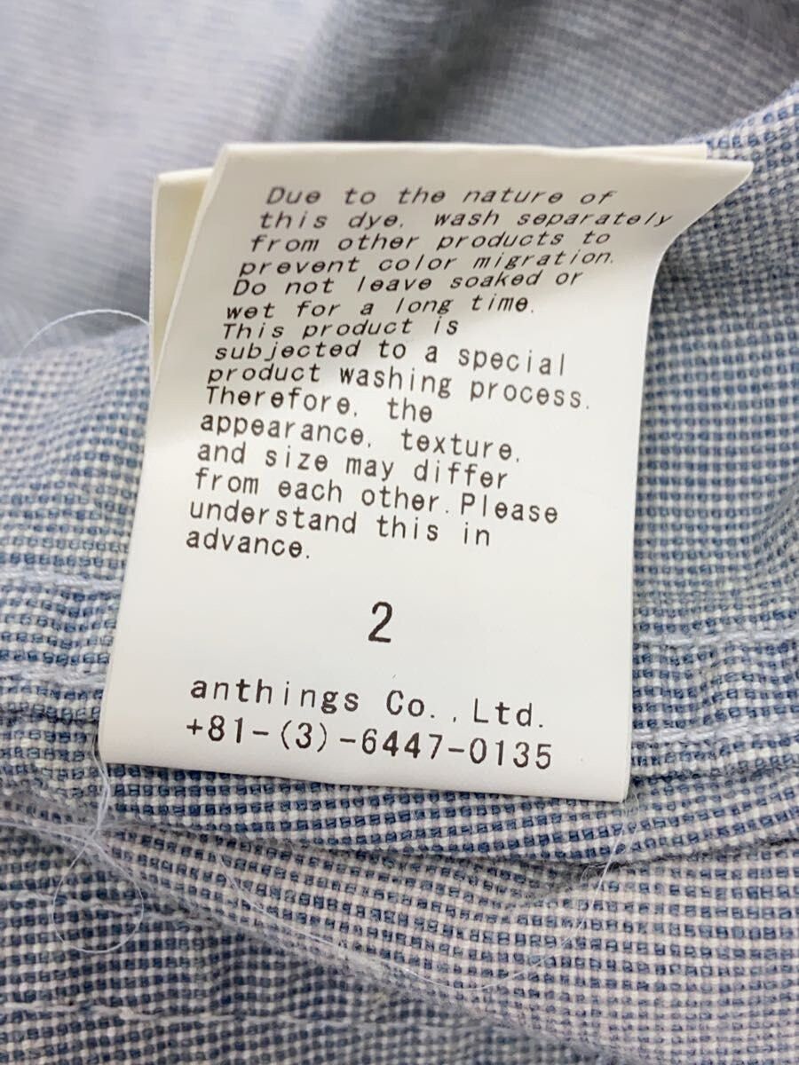 A.PRESSE Indigo Pin Check Coverall, Coverall Size US M / EU 48-50 / 2 - 4 Thumbnail