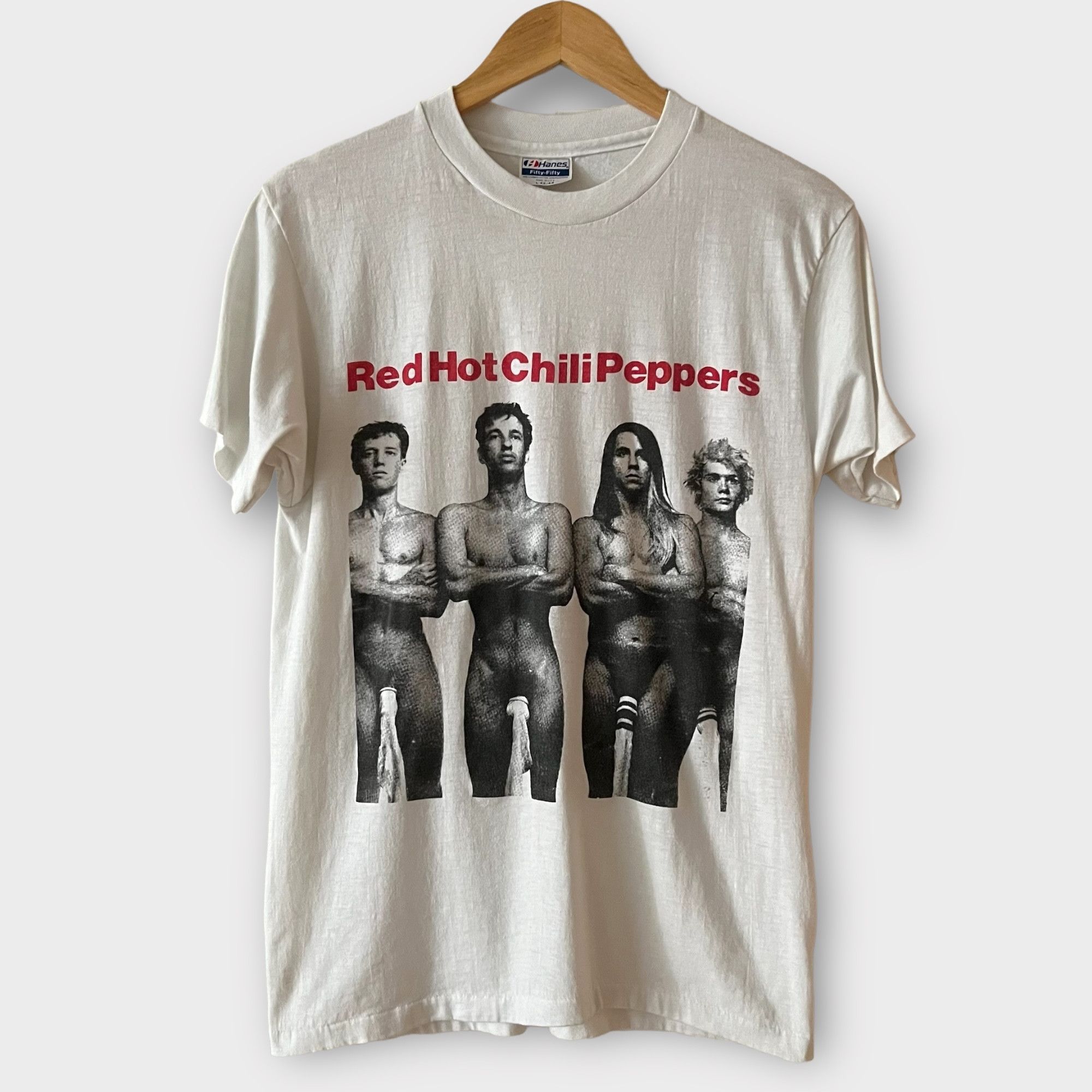 Vintage 1987 Red Hot Chili Peppers Vintage Band Tour Shirt 80s 