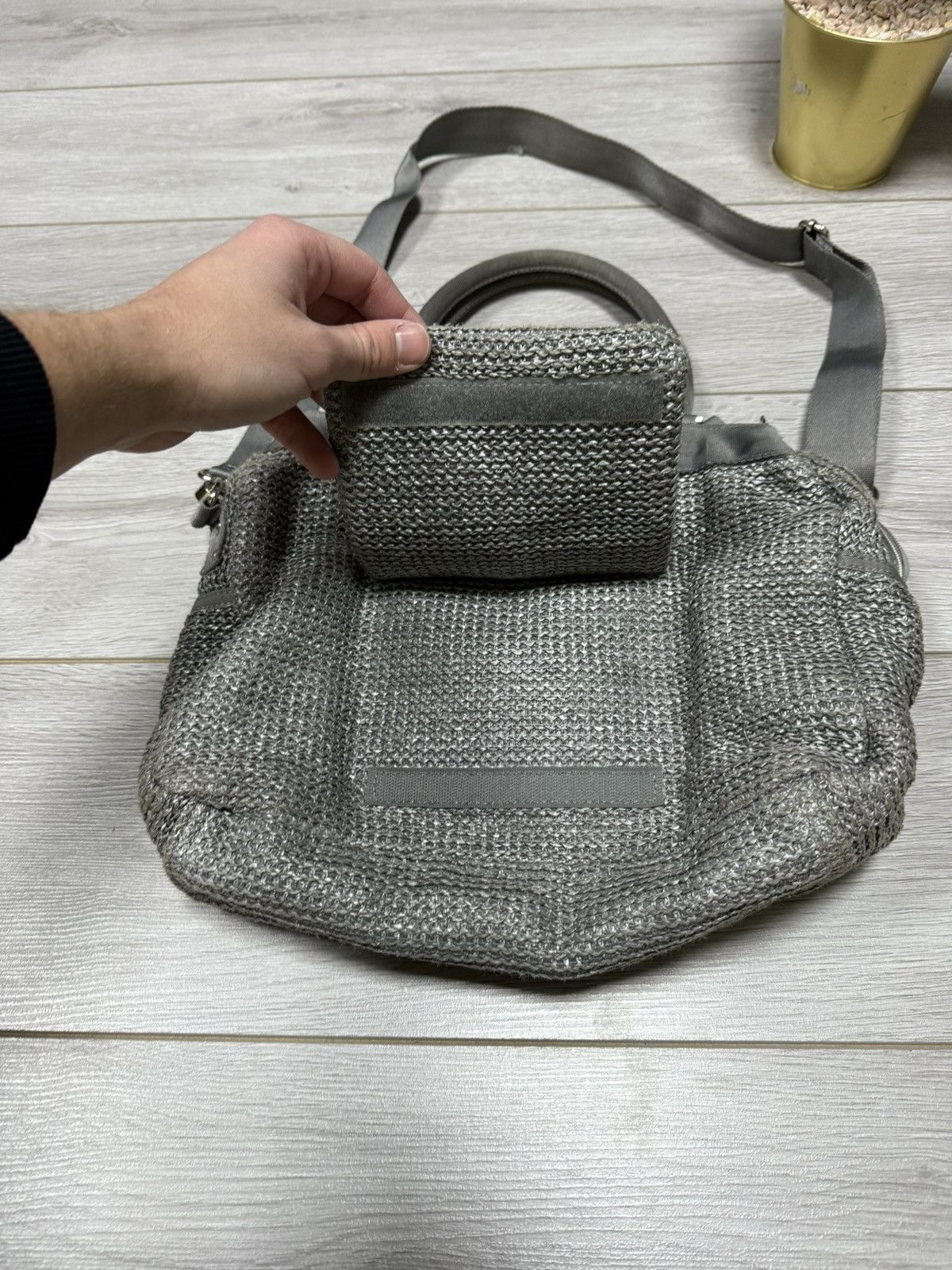 Vintage GGL George Gina woven savory skies crossbody carabiner bag Size ONE SIZE - 4 Thumbnail