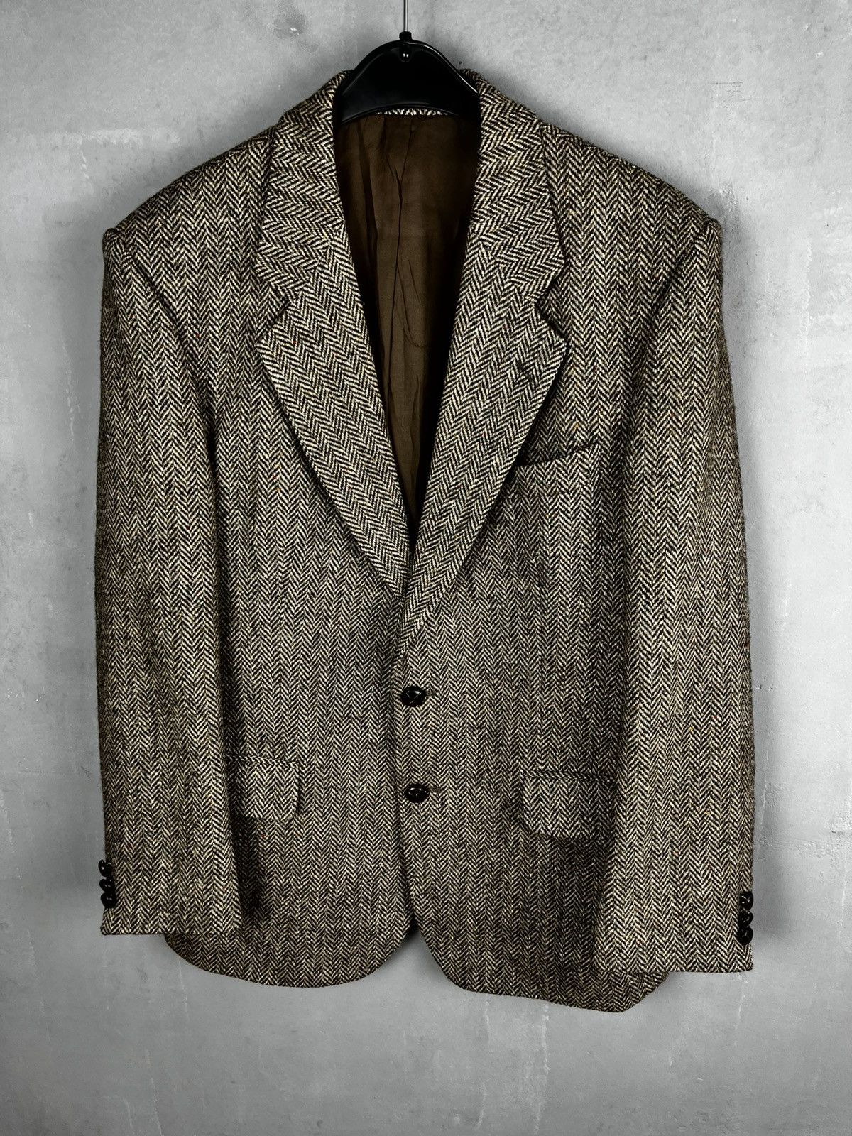 Harris Tweed Harris Tweed blazer jacket vintage Size 40R - 2 Thumbnail