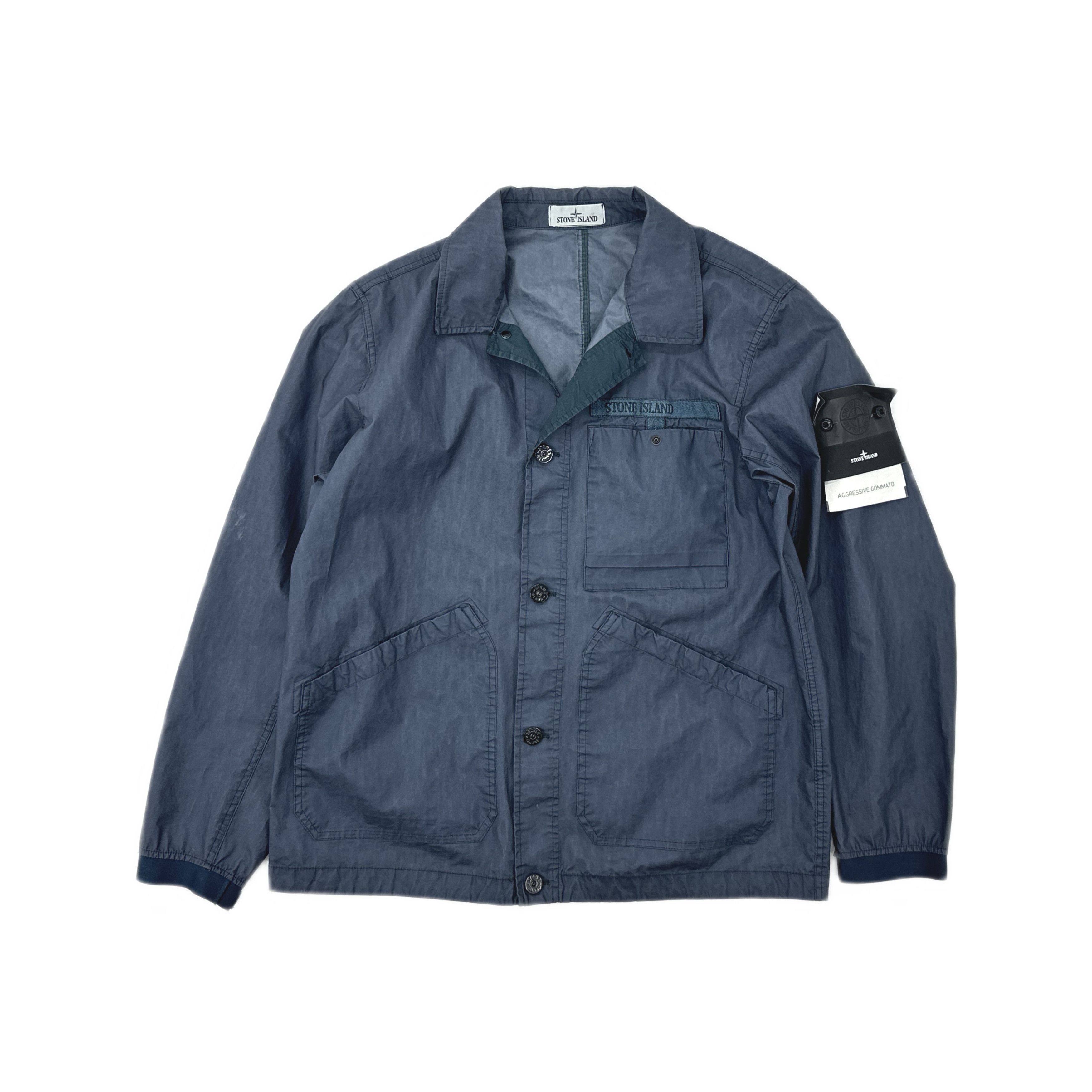 Stone Island Stone Island Button Up Jacket Blue Size XL Size US XL / EU 56 / 4 - 1 Thumbnail