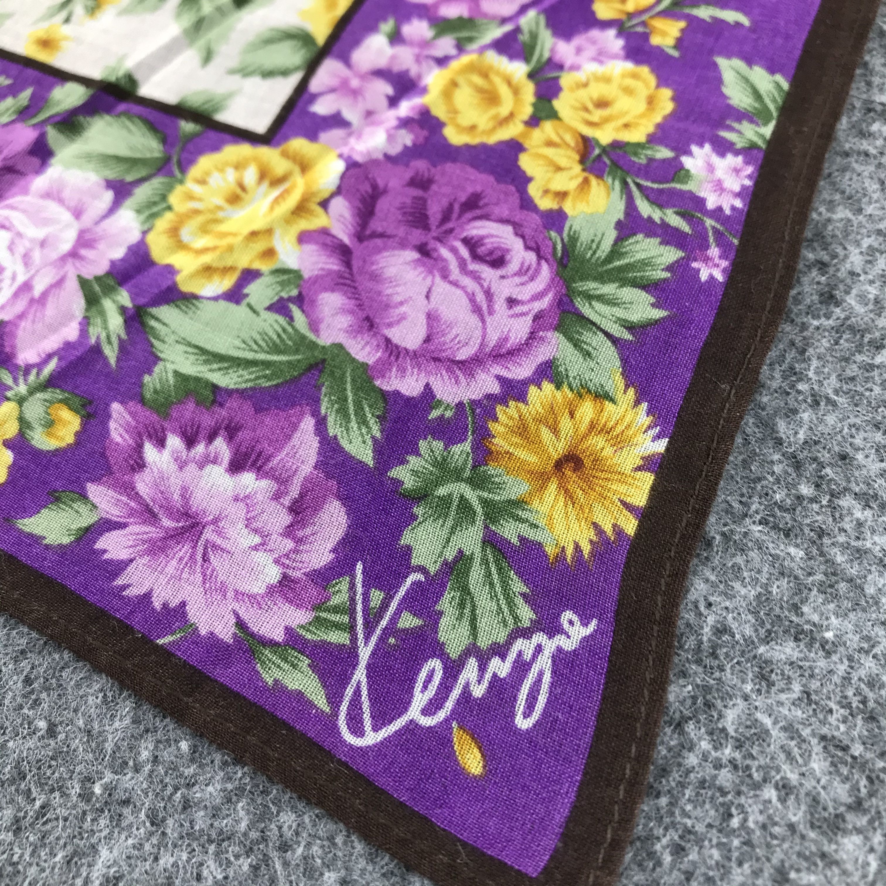 Kenzo Kenzo Floral Handkerchief Neckerchief Bandana H114 Size ONE SIZE - 4 Thumbnail