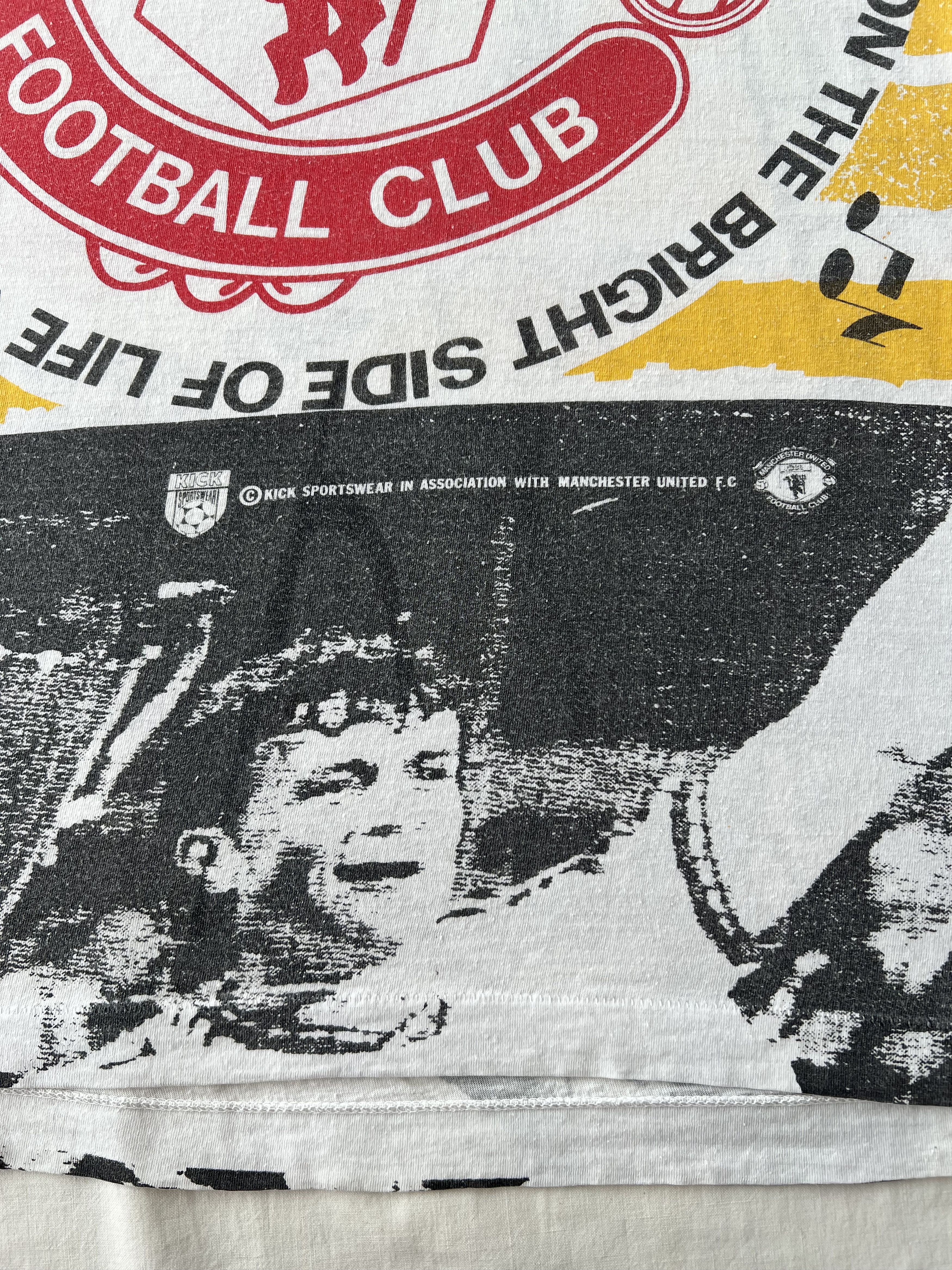 Vintage Vintage 1991 Manchester United Football Club AOP T-shirt Size US XXL / EU 58 / 5 - 5 Thumbnail