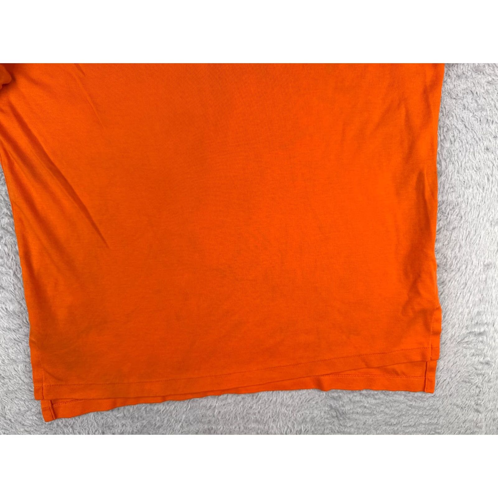 Ralph Lauren Polo Ralph Lauren Shirt Adult Large Orange 100% Cotton Short Sleeve Pony READ Size US L / EU 52-54 / 3 - 5 Thumbnail
