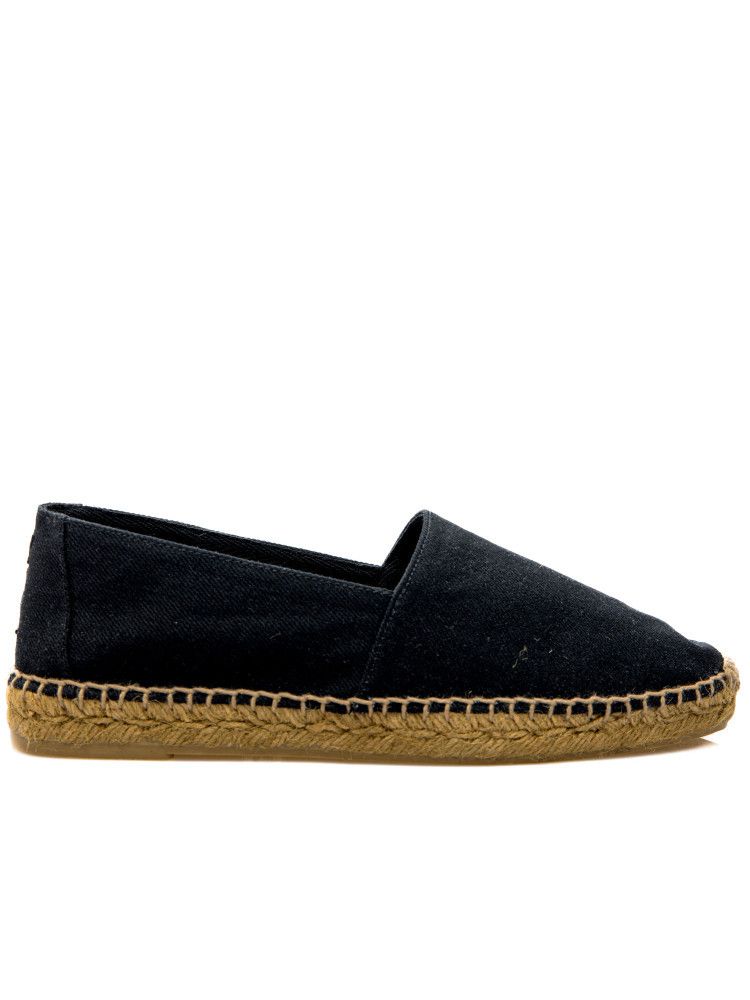 Saint Laurent Paris o1bcso1str1024 Cassandre Embroidered Espadrilles in Black Size US 11 / EU 44 - 1 Thumbnail