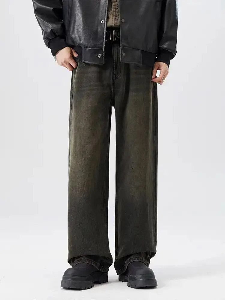 Japanese Brand Vintage American High Street Loose Black Jeans Size US 34 / EU 50 - 4 Thumbnail