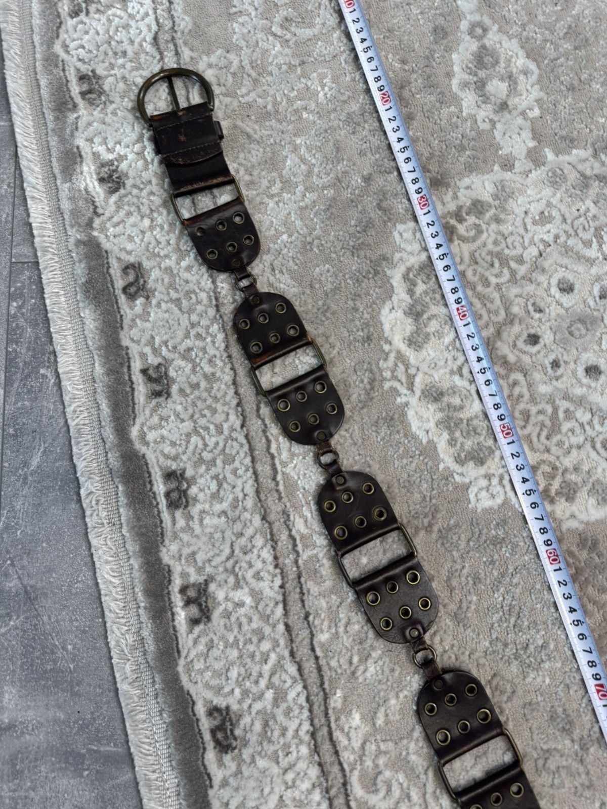 If Six Was Nine 00ʼS NUMBER NINE STYLE JAPAN LEATHER Y2K BELT