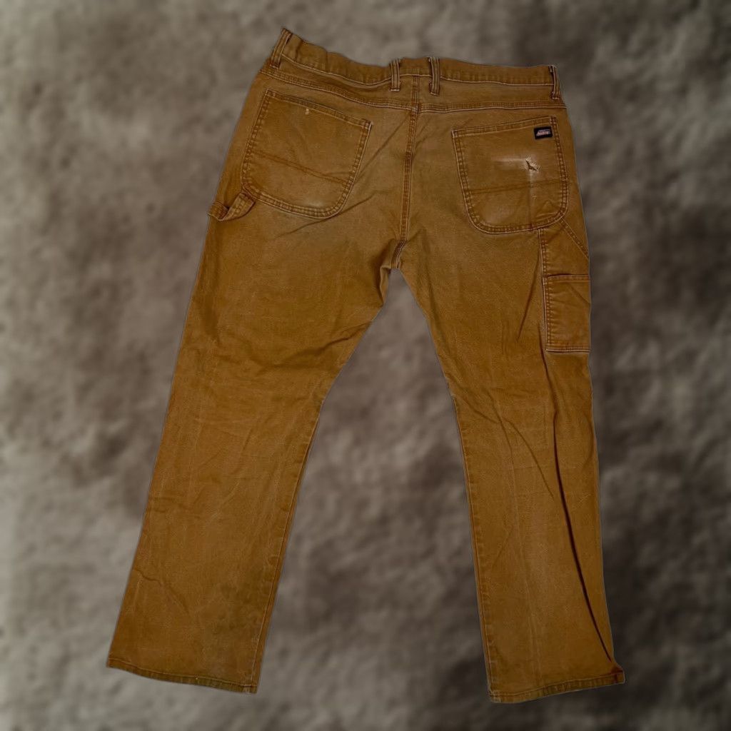 Dickies Dickies 874 Carpenter Canvas Pants Workwear Brown 38x32 Regular Pocket 5-Pocket Design Mens Grunge 90s USA Size US 38 / EU 54 - 1 Thumbnail
