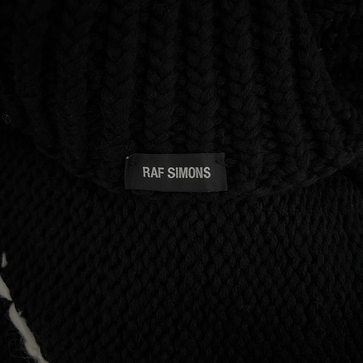 Raf Simons AW18 Jacquard Single Panel Turtleneck Size US M / EU 48-50 / 2 - 5 Thumbnail