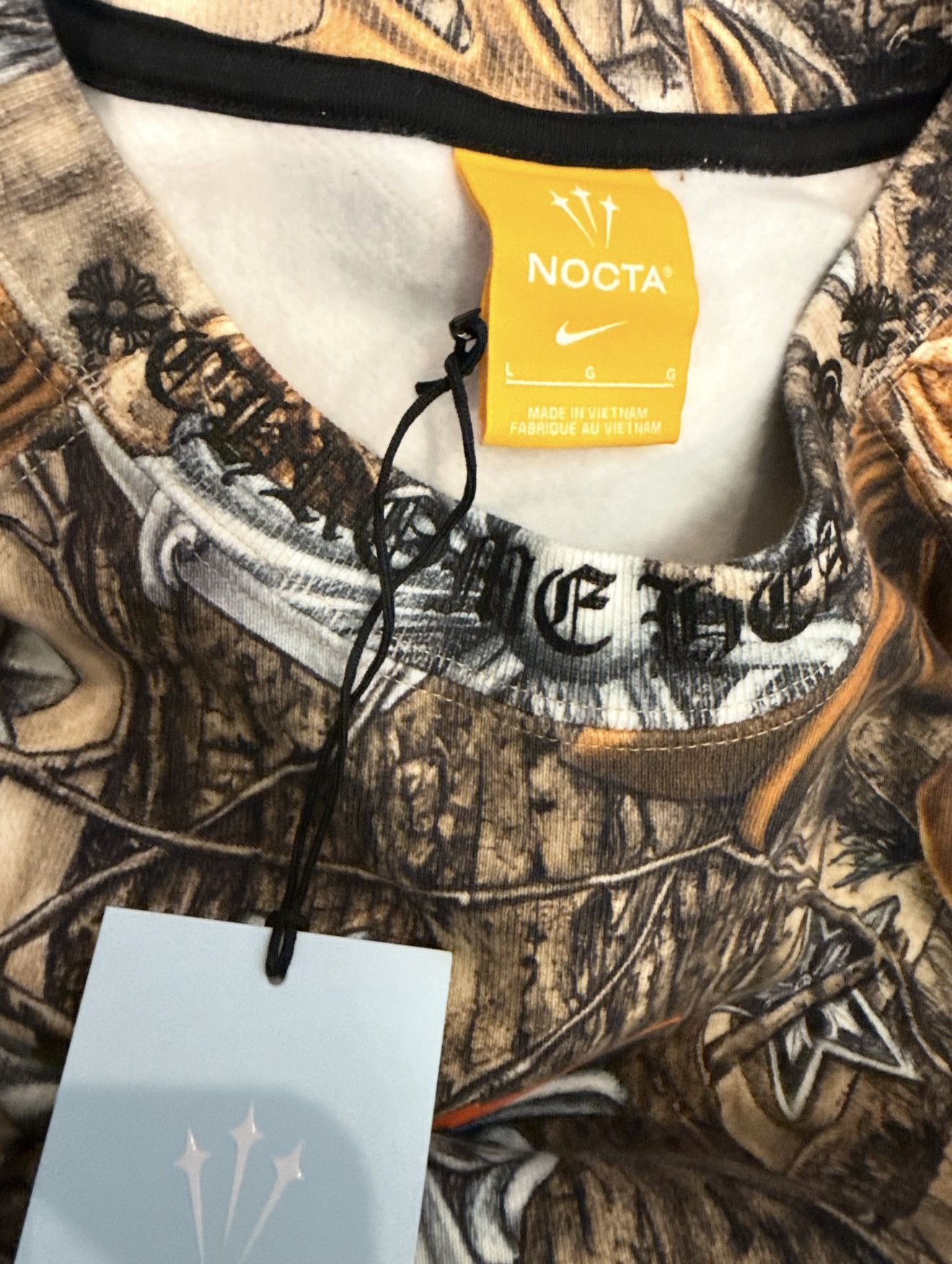 Chrome Hearts × NOCTA × Nike Chrome Heart x Nocta Horseshoe Crewneck Size US L / EU 52-54 / 3 - 3 Thumbnail