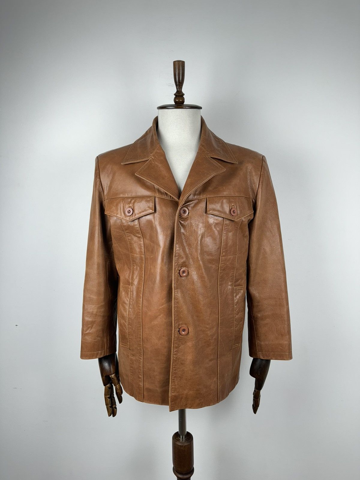 Other Men’s Vintage TORUS Leather Jacket size L Size US L / EU 52-54 / 3 - 1 Thumbnail