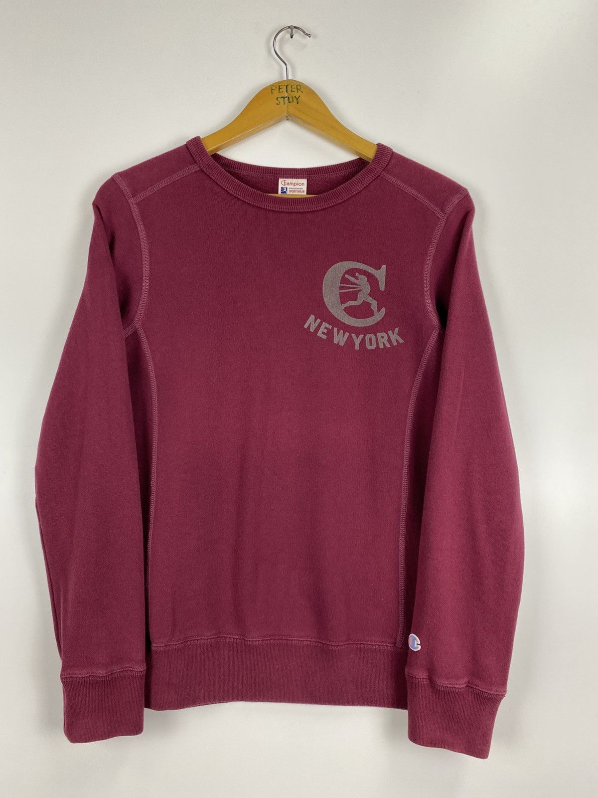 Champion × Vintage Vintage 90s Champions Sweatshirt Size S / US 4 / IT 40 - 9 Thumbnail
