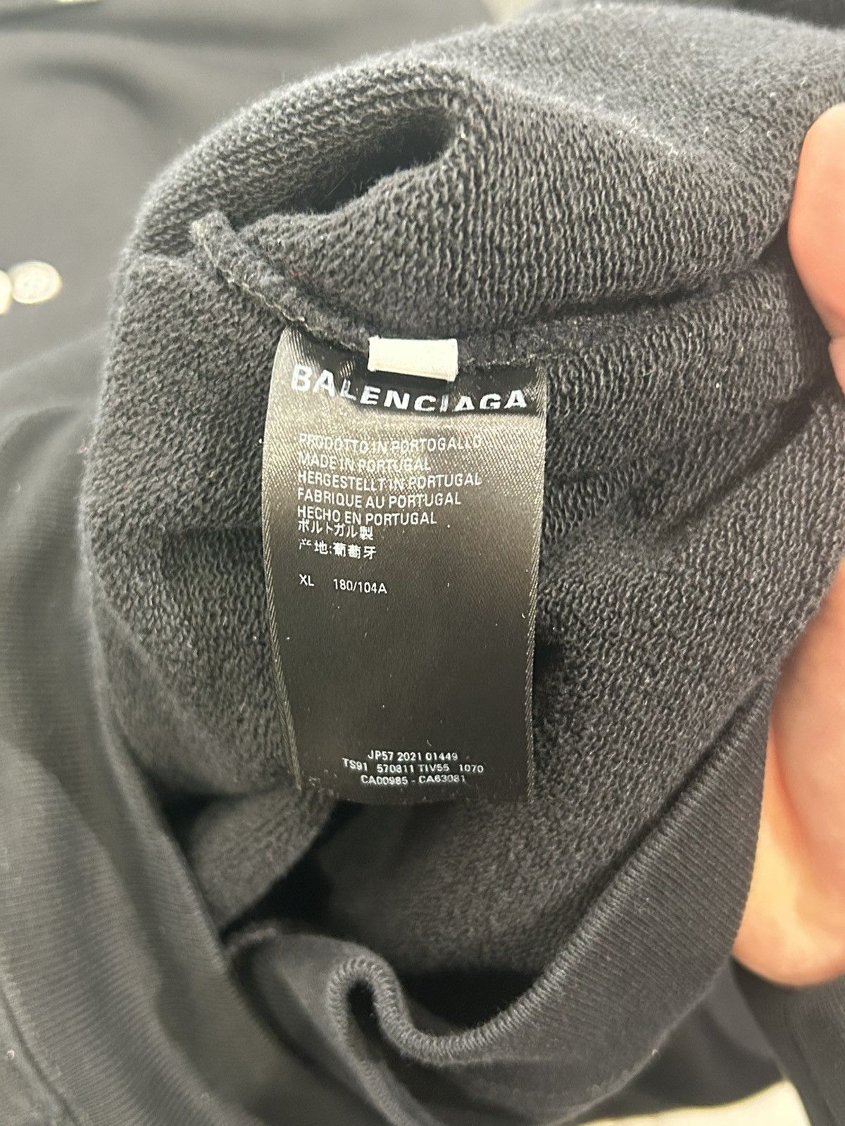Balenciaga Balenciaga Copyright hoodie black Size US XL / EU 56 / 4 - 7 Thumbnail