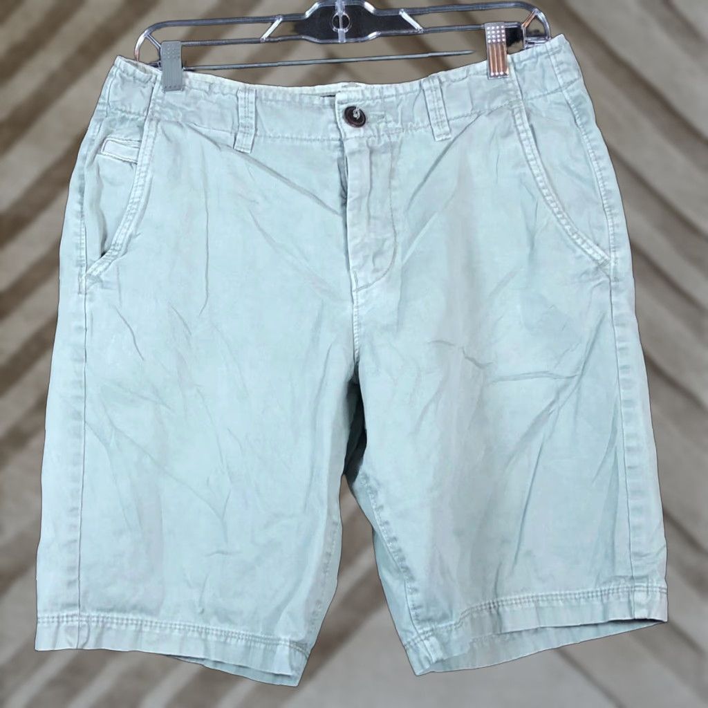 American Eagle Outfitters American Eagle Outfitters Mens Shorts Sea foam Green 100% Cotton Classic 30 Size US 30 / EU 46 - 1 Thumbnail