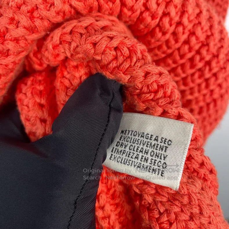 Hermes Hermes Knit Long Sleeve Short Sweater, Orange Size XS / US 0-2 / IT 36-38 - 7 Thumbnail